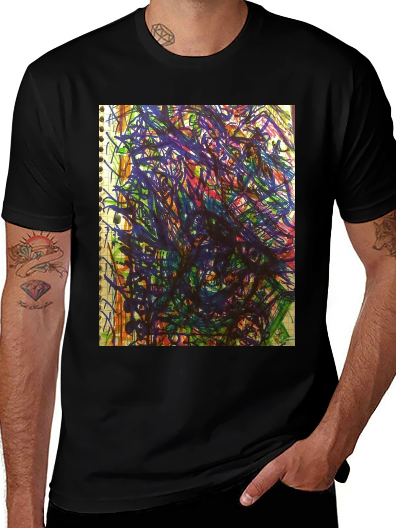 Variant 16 of Abstract Art Tee - Express Yourself