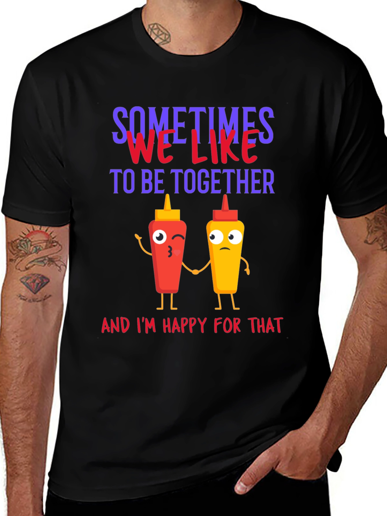 Variant 15 of Sometimes We Like To Be Together T-Shirt