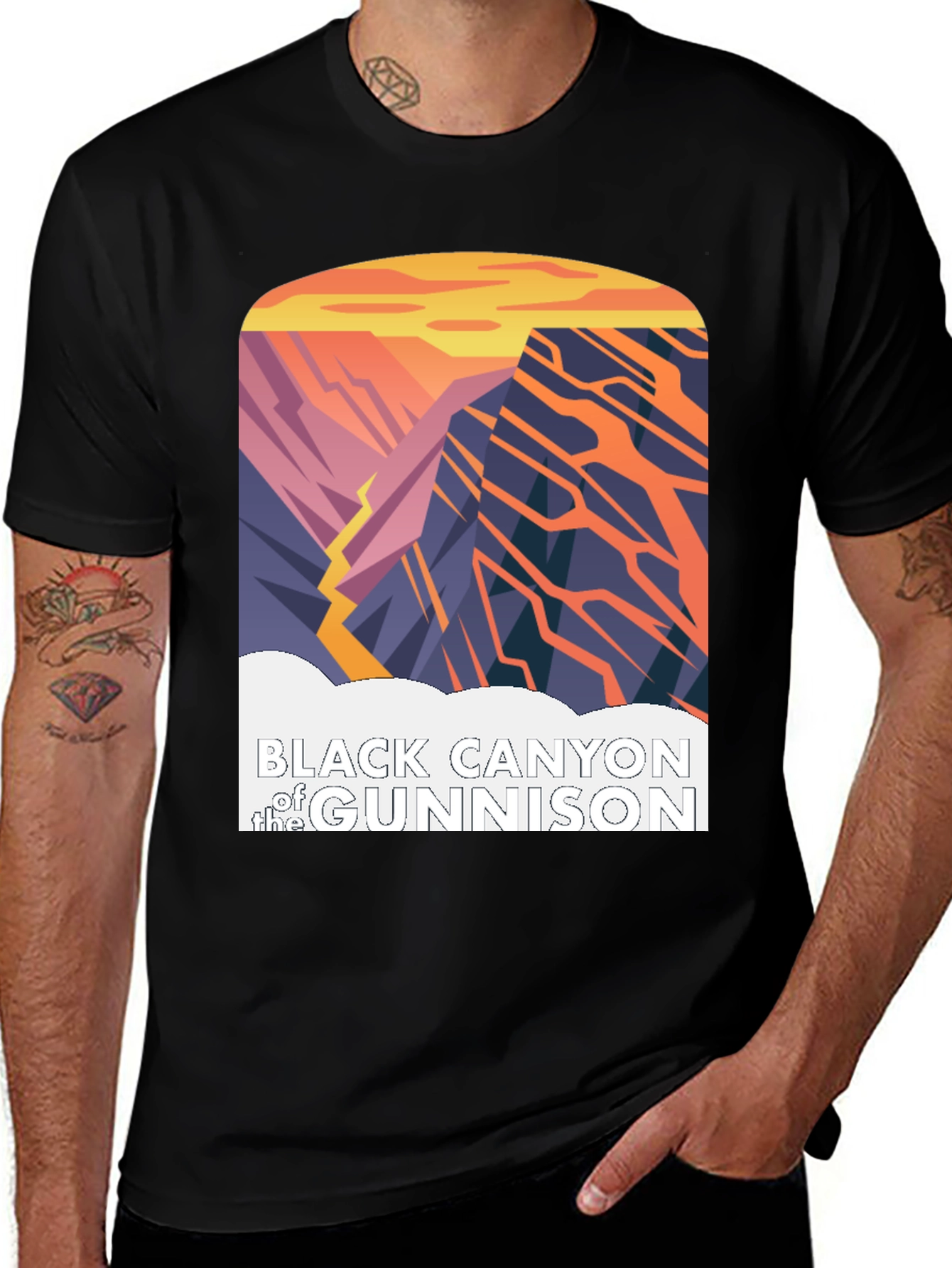 Variant 15 of Black Canyon Gunnison Graphic T-Shirt