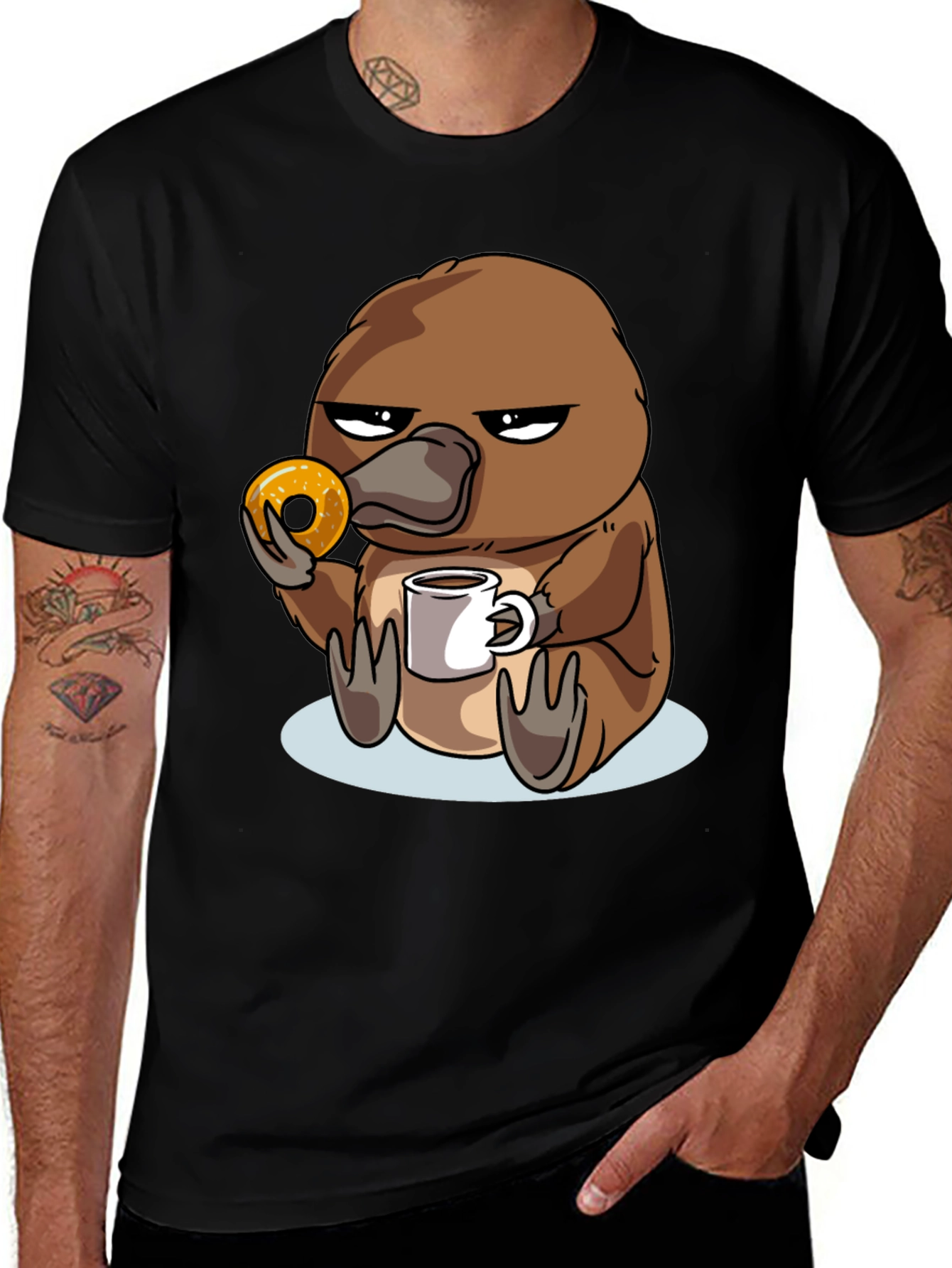 Platypus Coffee & Donuts Graphic Tee