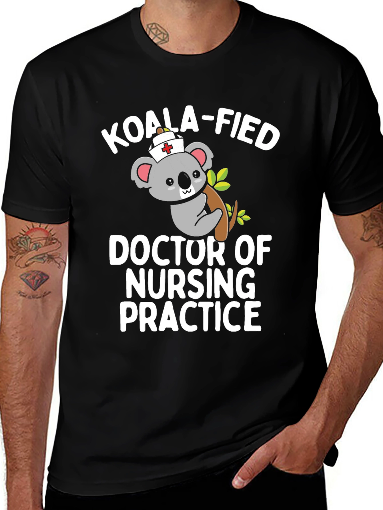 Variant 17 of Koala-Fied Doctor of Nursing Practice T-Shirt