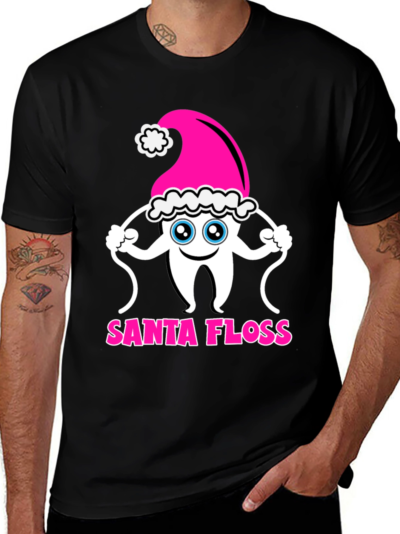 Santa Floss Holiday T-Shirt