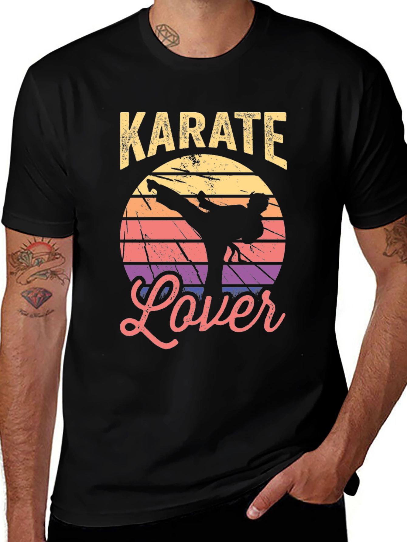 Variant 6 of Karate Lover Retro T-Shirt