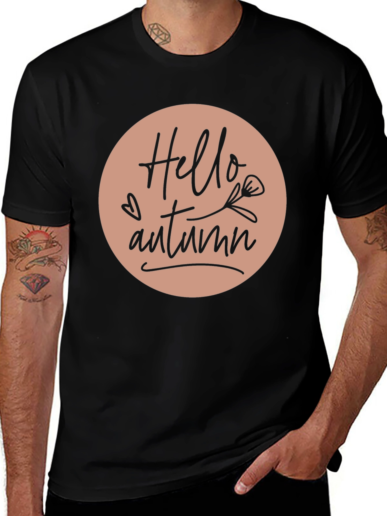 Variant 12 of Hello Autumn Graphic Tee - Stylish Fall Fashion