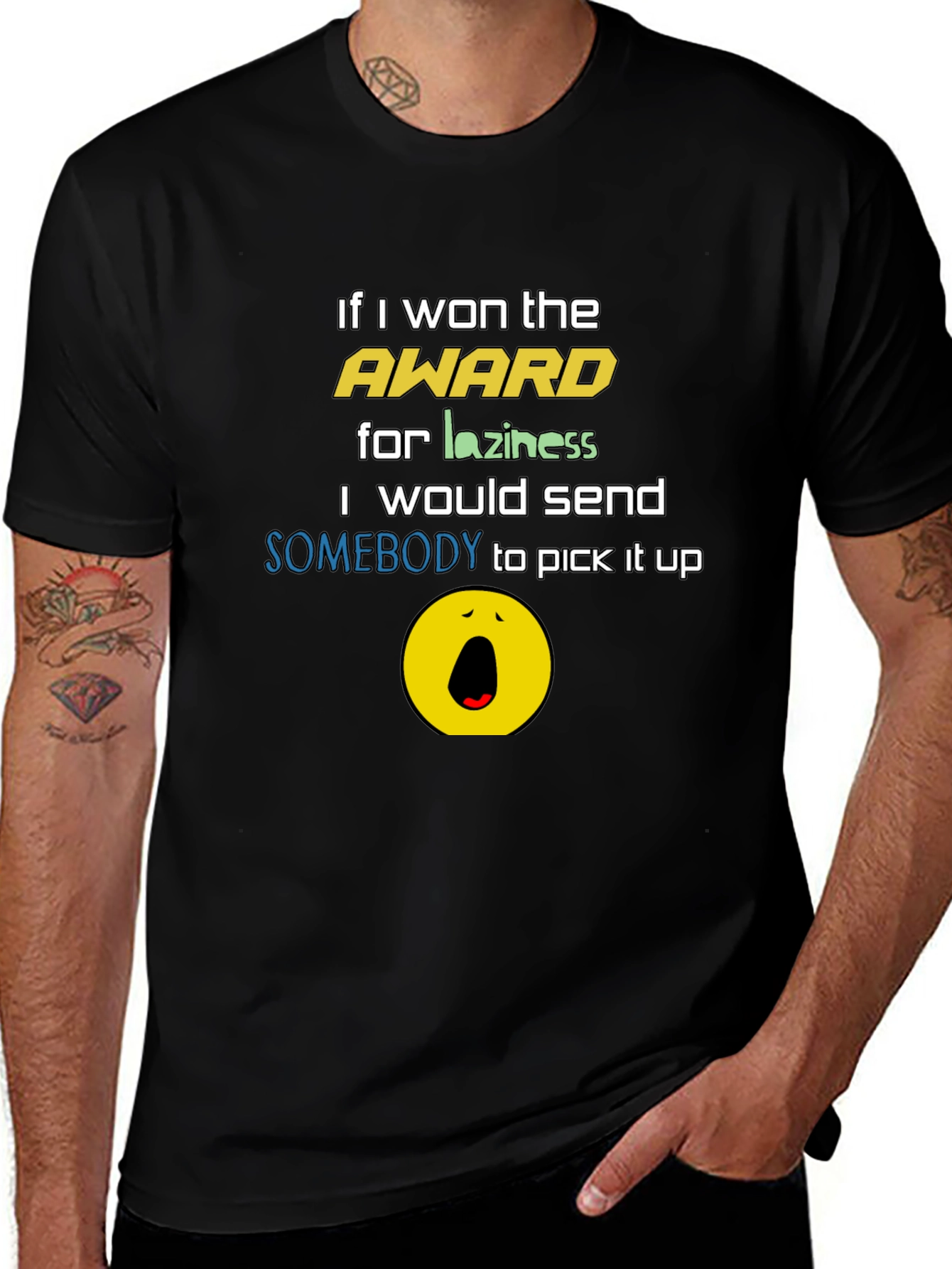 Variant 21 of Funny Laziness Award T-Shirt