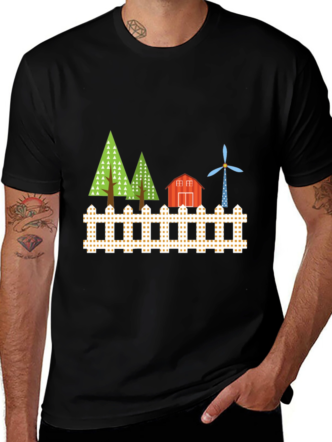 Farm Scene T-Shirt