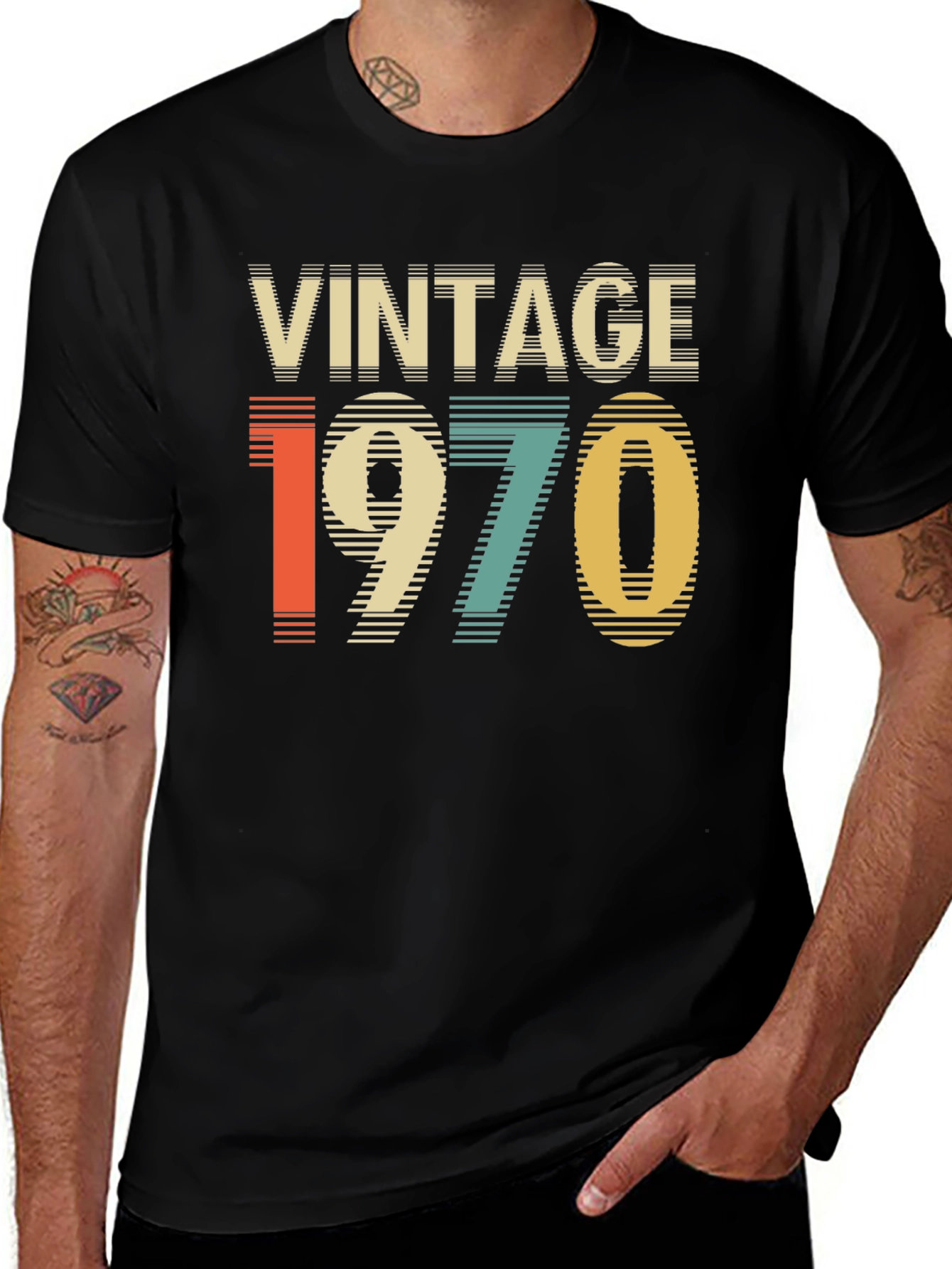 Variant 21 of Vintage 1970 T-Shirt Retro Style Birthday Gift