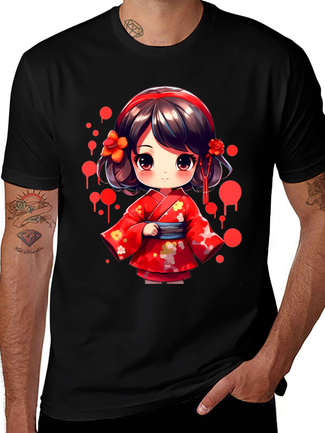 Variant 26 of Anime Girl Graphic Tee