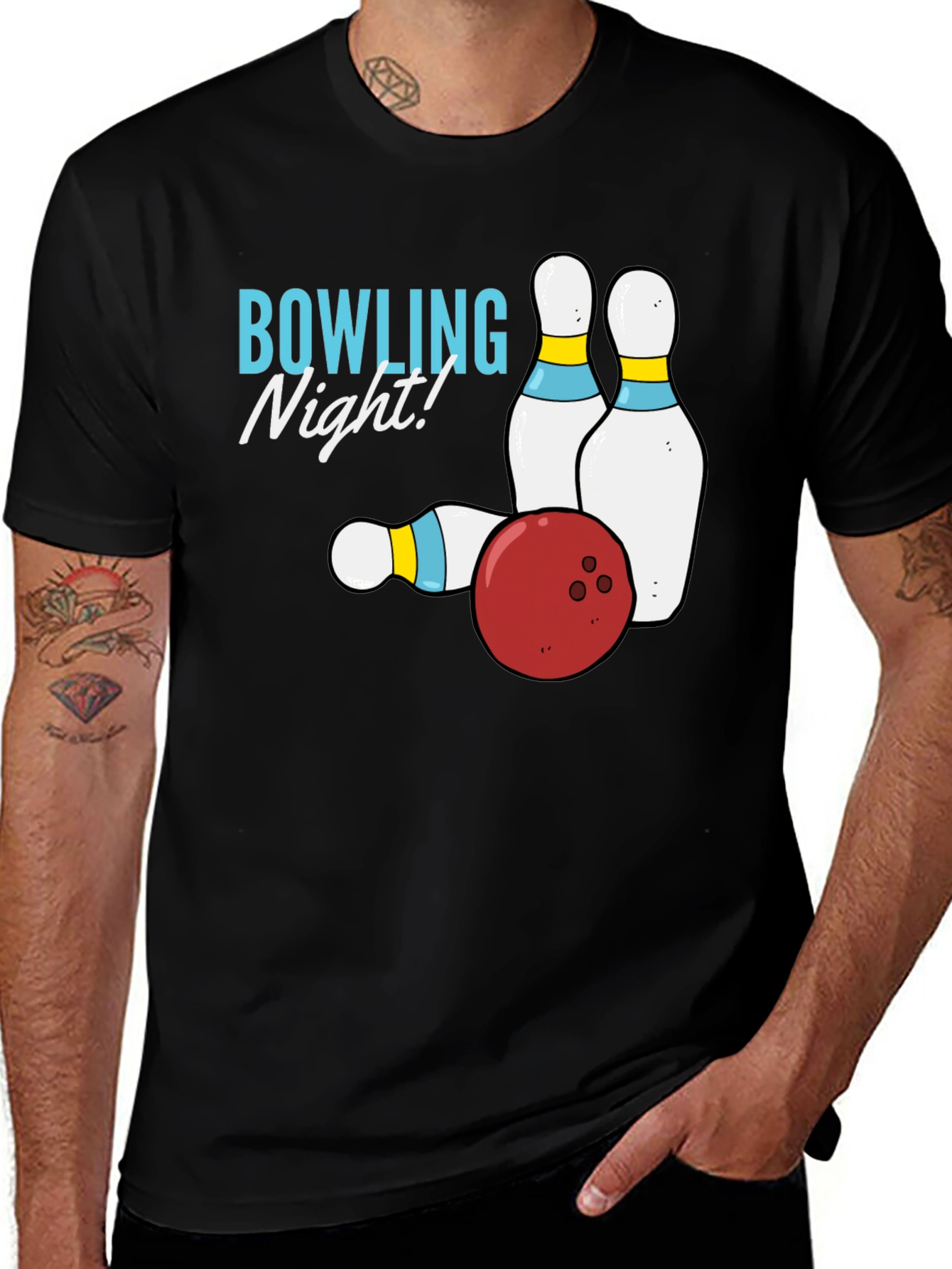 Variant 26 of Bowling Night Graphic T-Shirt