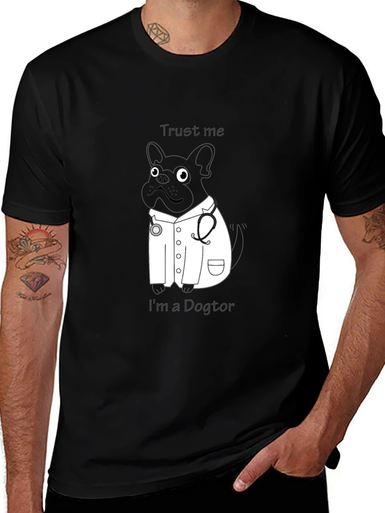 Variant 30 of Trust Me I'm a Dogtor Graphic Tee
