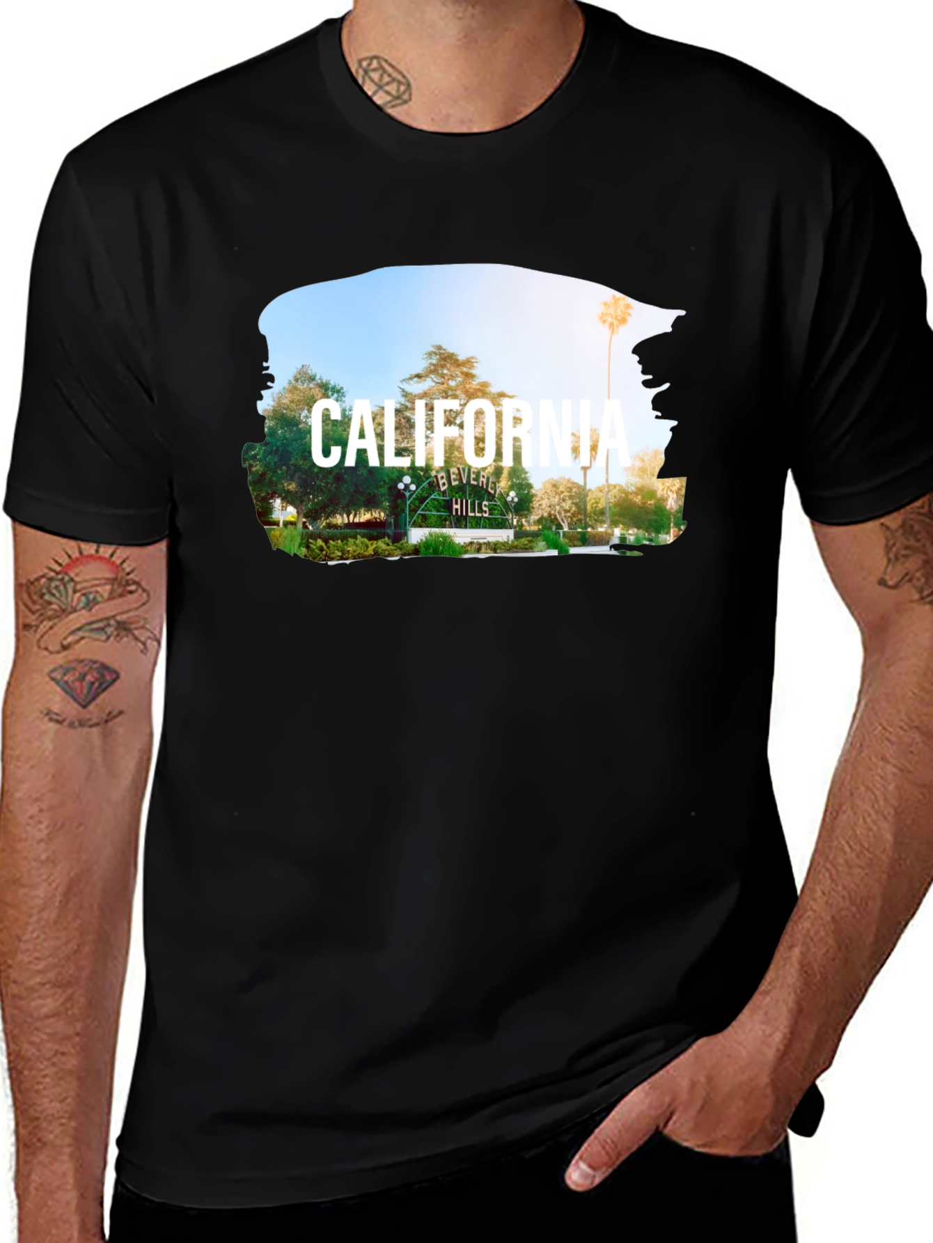 Variant 28 of California Beverly Hills Graphic Tee