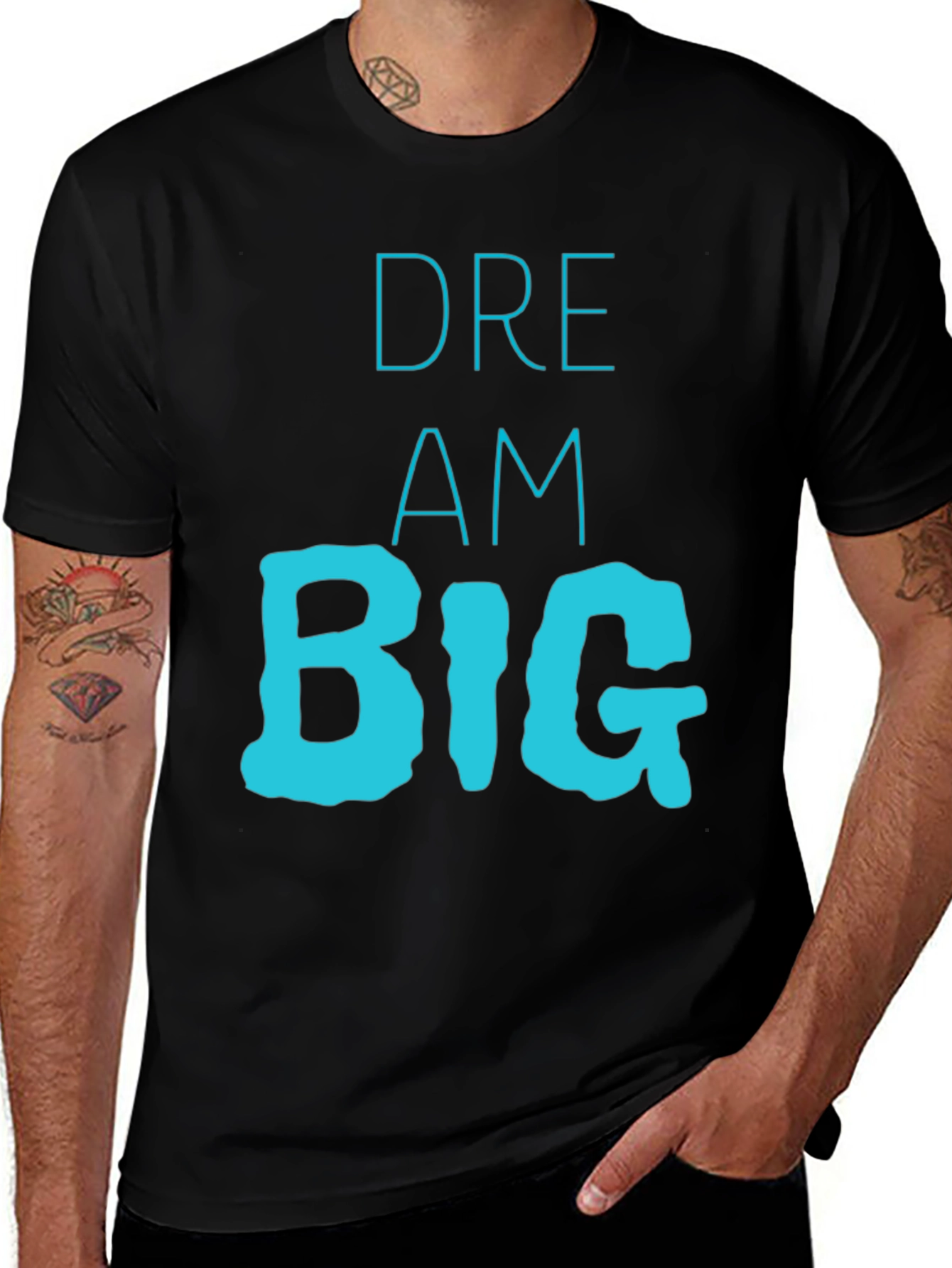Variant 2 of Dream Big Graphic Tee - Motivational T-Shirt