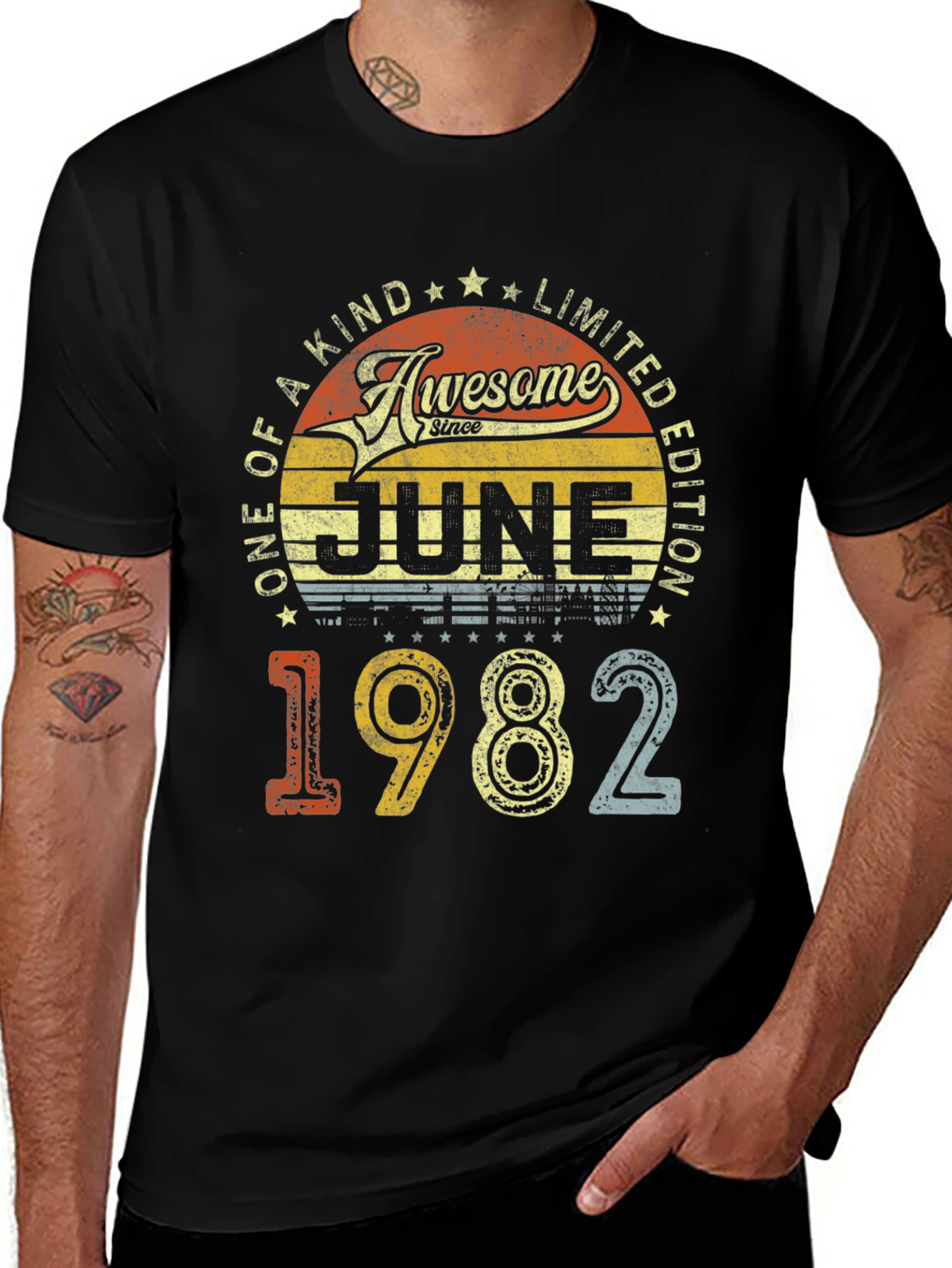 Variant 22 of Awesome Since June 1982 Vintage T-Shirt