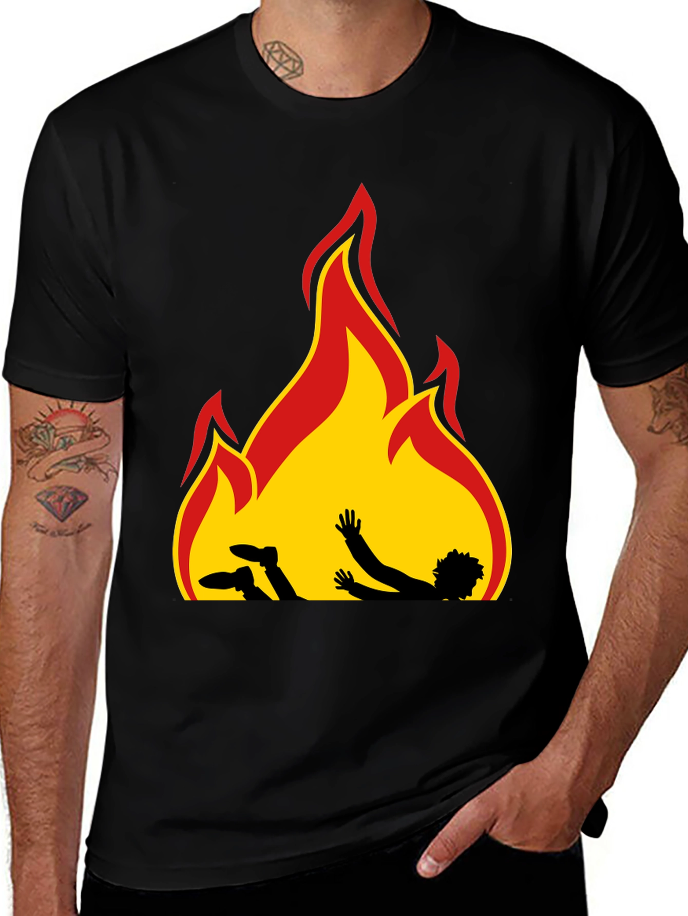 Variant 24 of Burning Man T-Shirt Graphic Tee Novelty