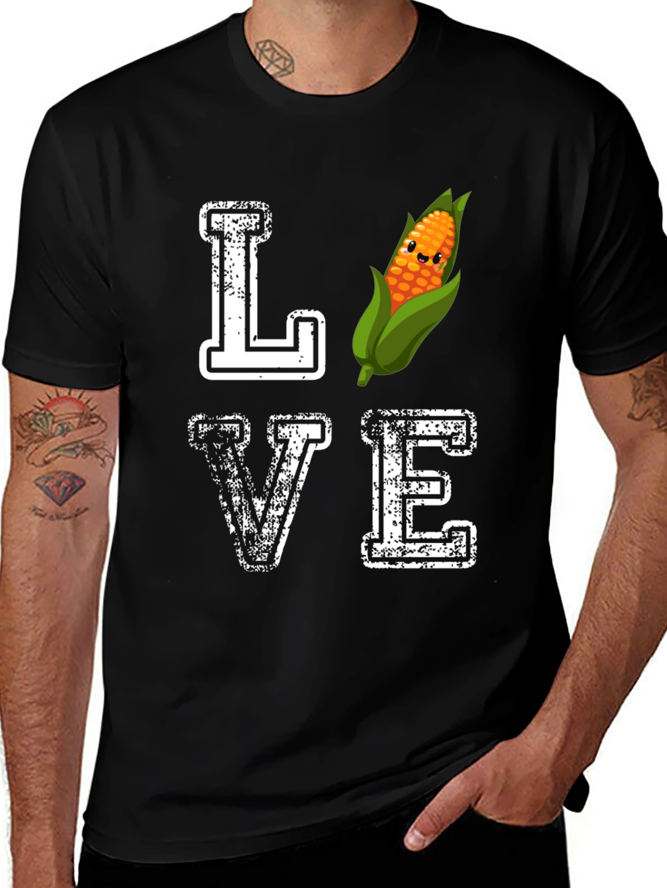 Variant 22 of Love Corn Graphic T-Shirt