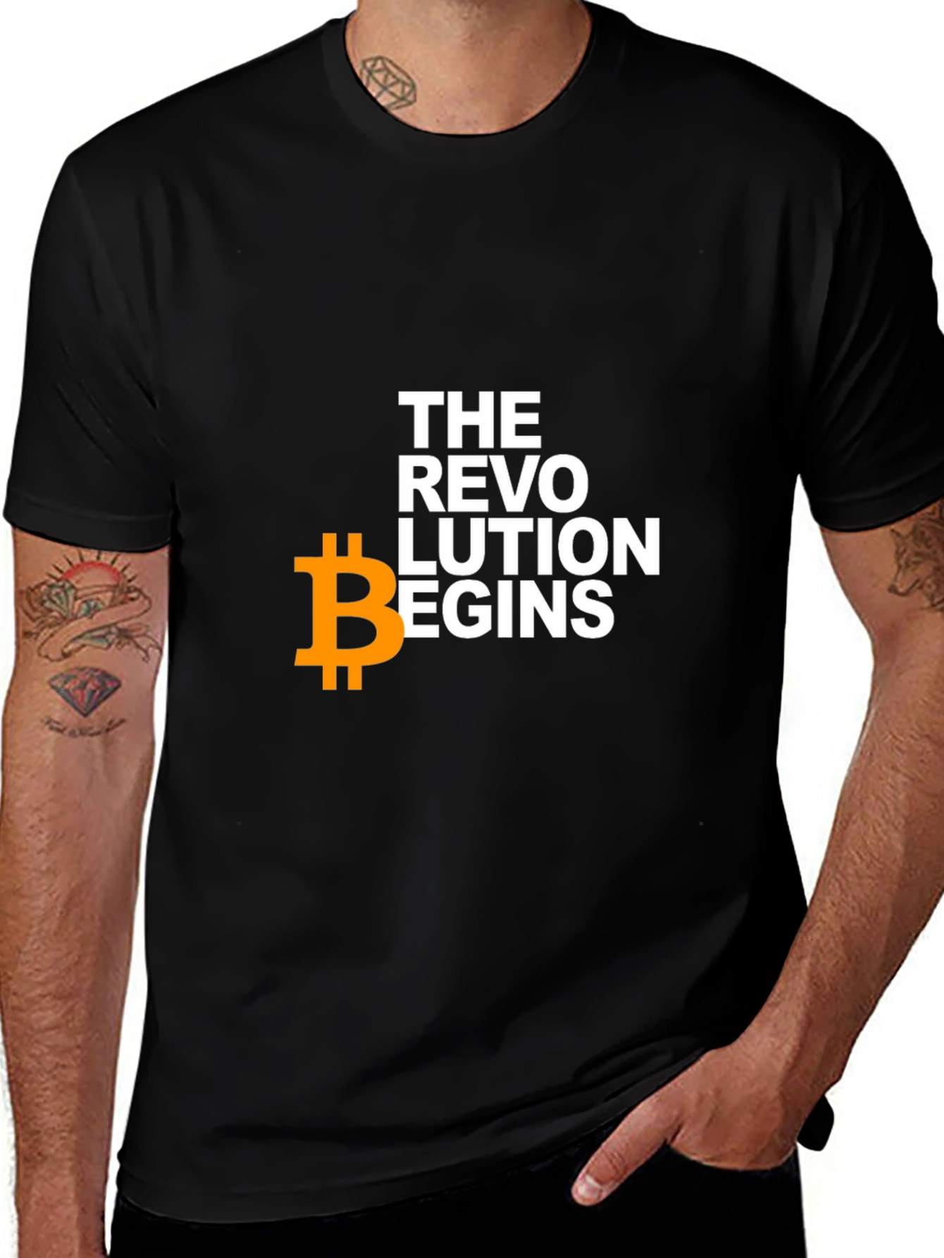 Variant 26 of Bitcoin Revolution T-Shirt - Crypto Enthusiast Tee