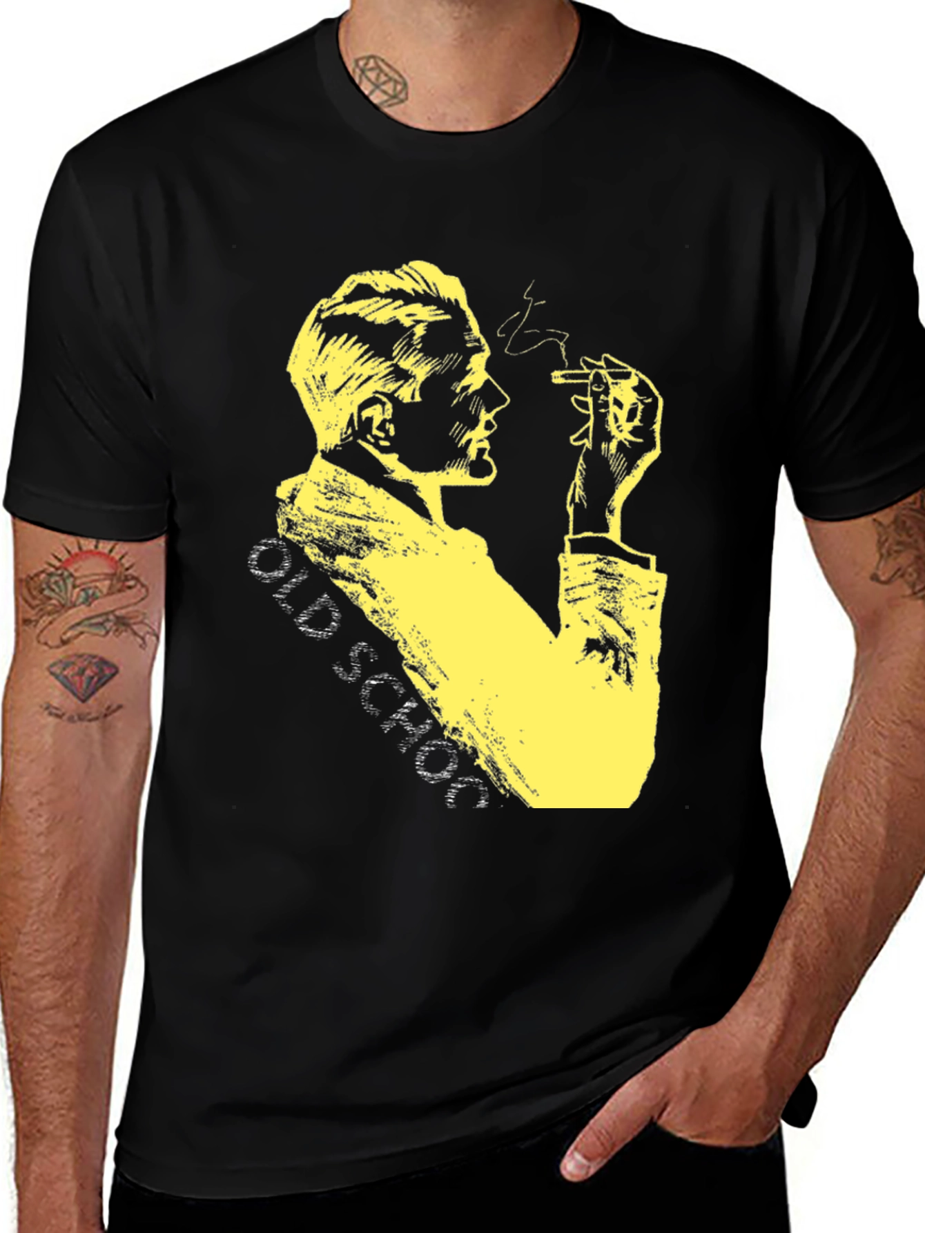 Variant 6 of Vintage "Old School" Graphic Tee