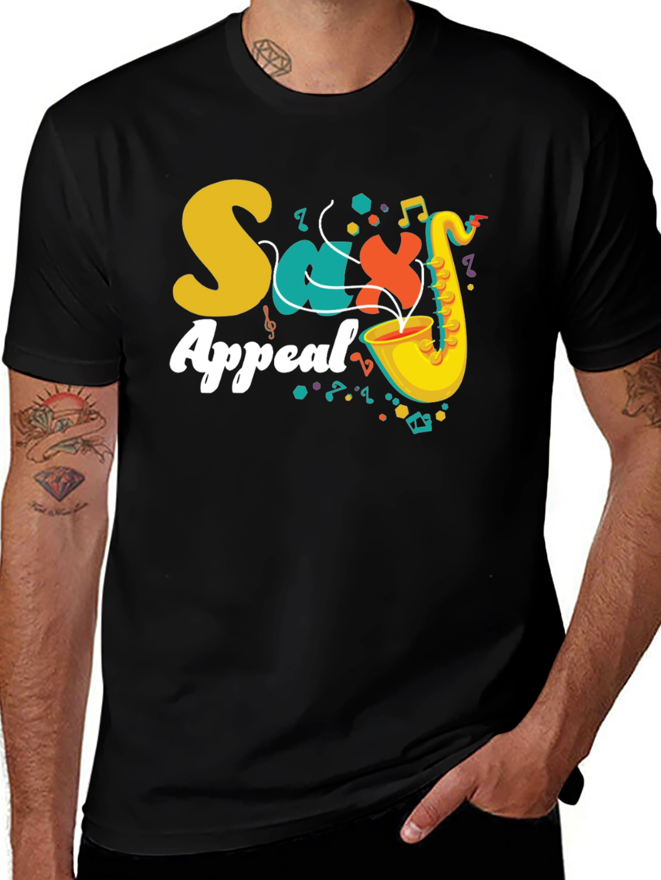 Variant 27 of Sax Appeal Graphic T-Shirt - Mens