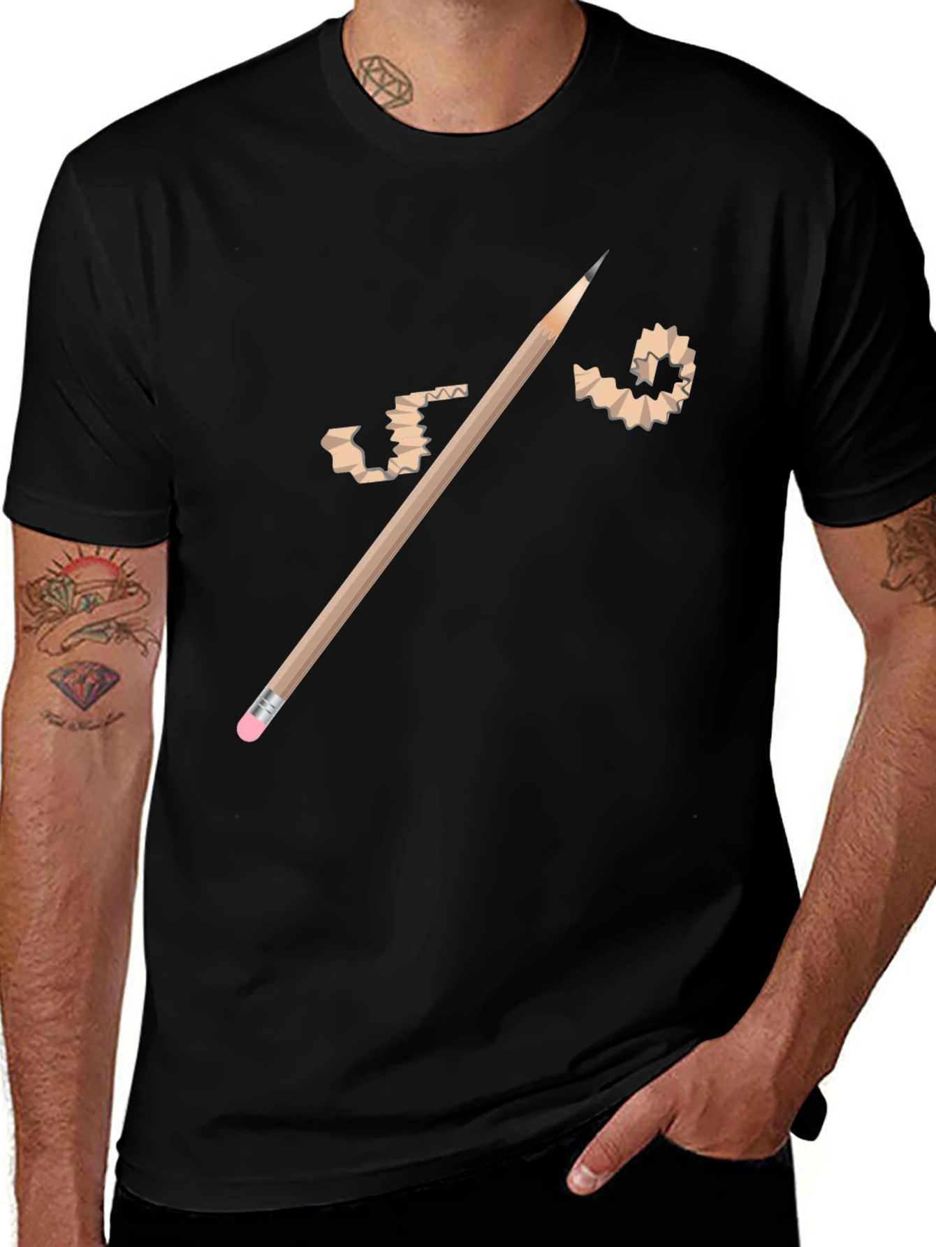 Variant 6 of Pencil Shaving Graphic Tee - Artist's Statement