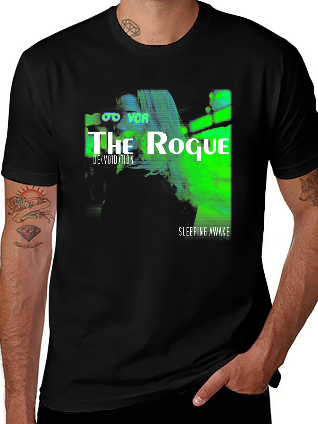Variant 14 of The Rogue De(void)tion T-Shirt - Sleeping Awake