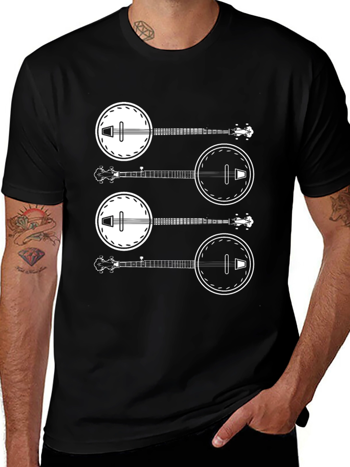 Variant 6 of Banjo T-Shirt - Musician Gift