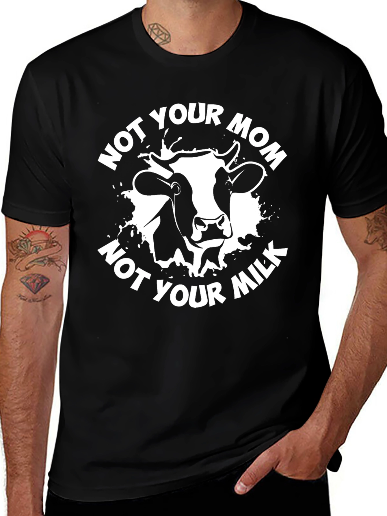 Variant 27 of Not Your Mom Not Your Milk T-Shirt