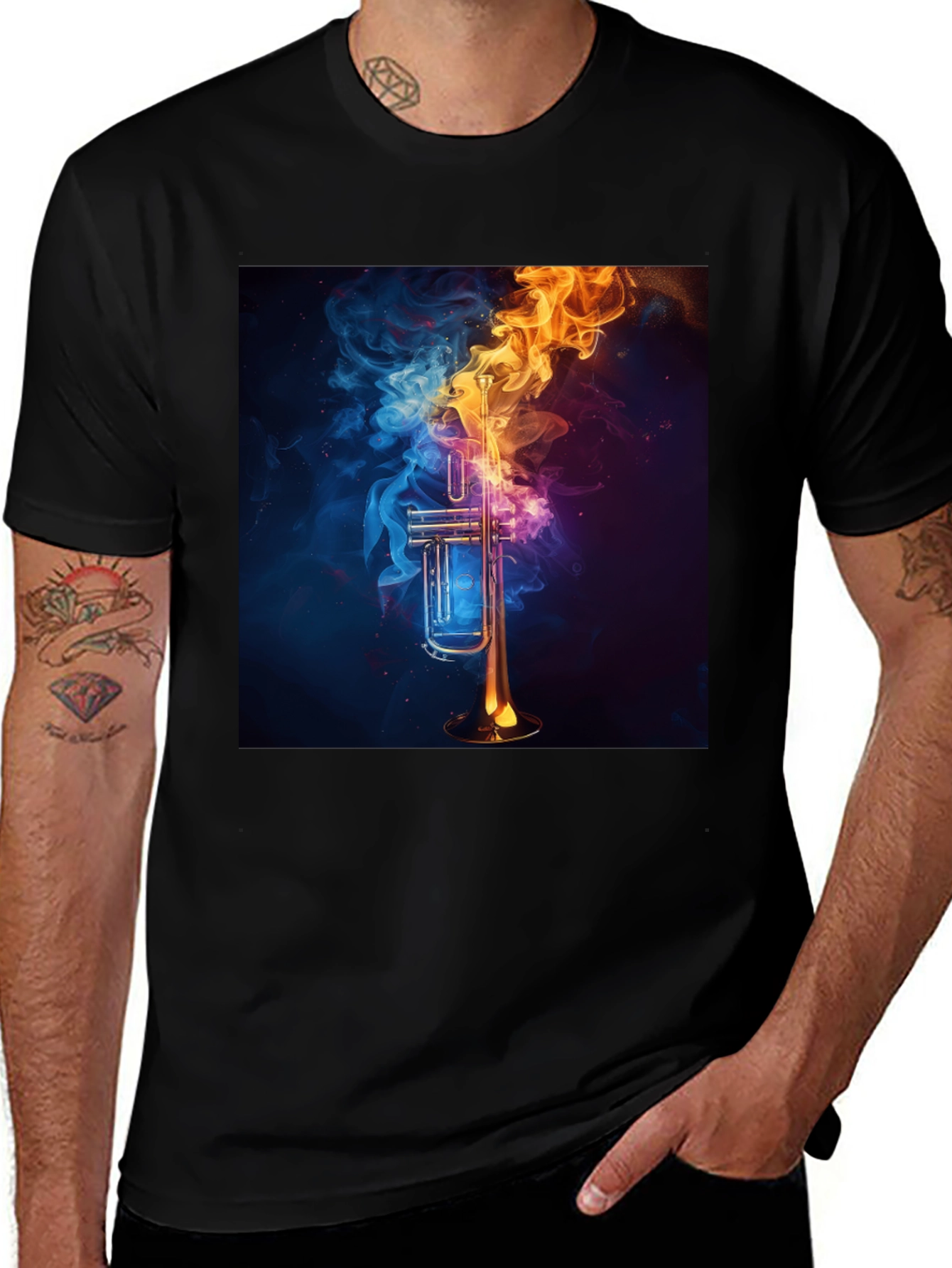 Variant 10 of Fiery Trumpet Graphic Tee