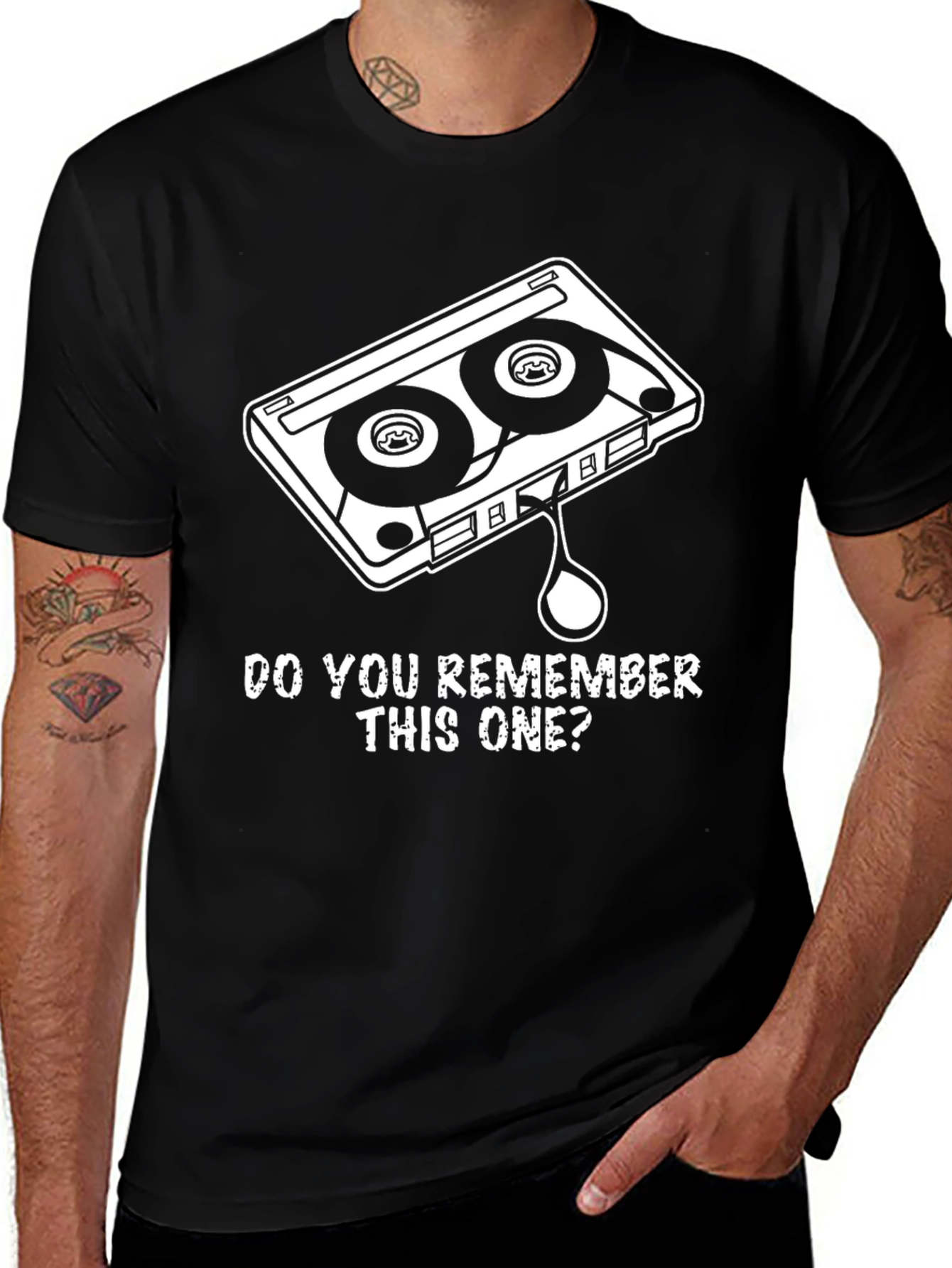 Variant 19 of Retro Cassette Tape T-Shirt - "Do You Remember This One?"