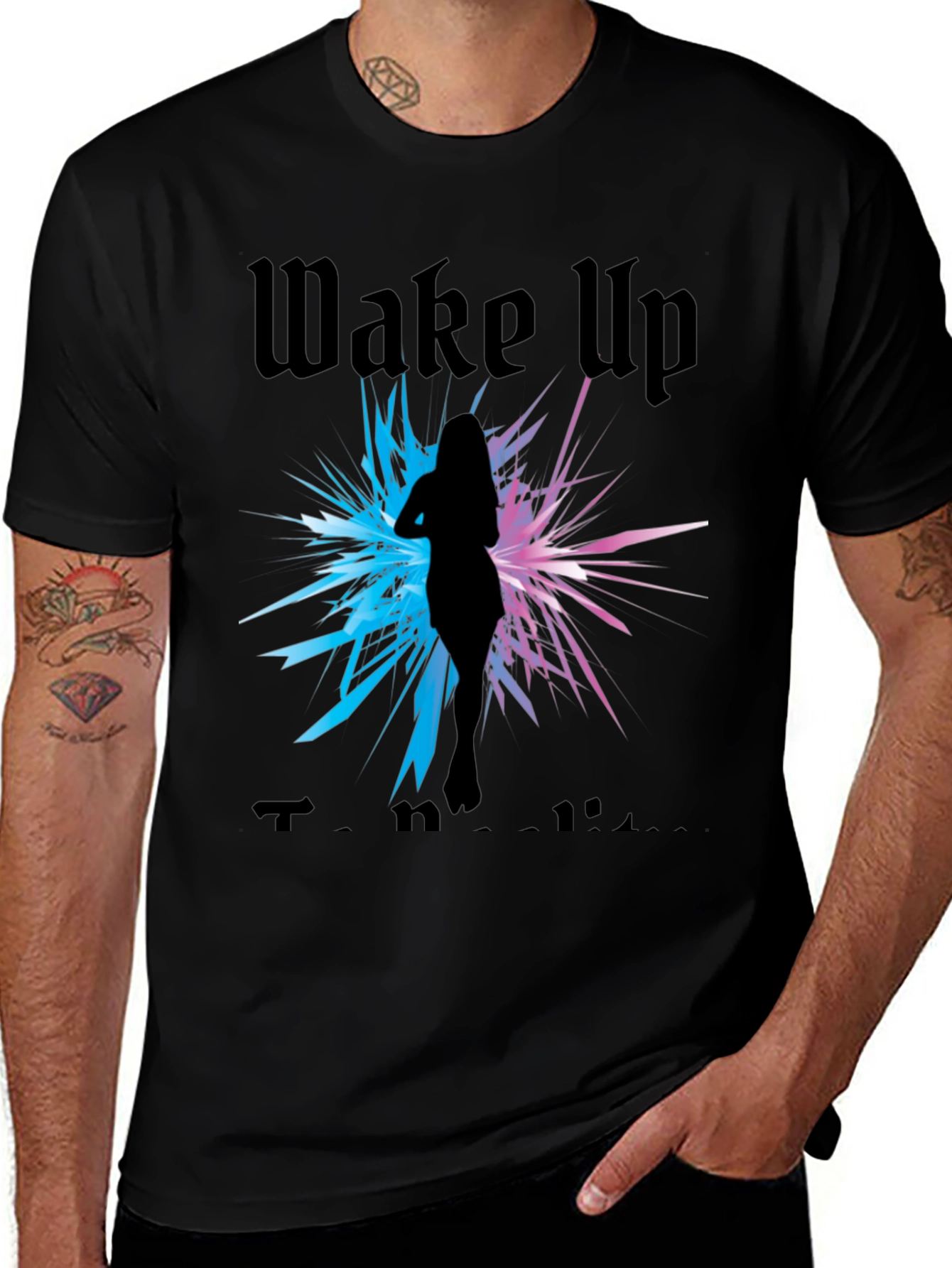 Wake Up T-Shirt - Unique Graphic Print Design
