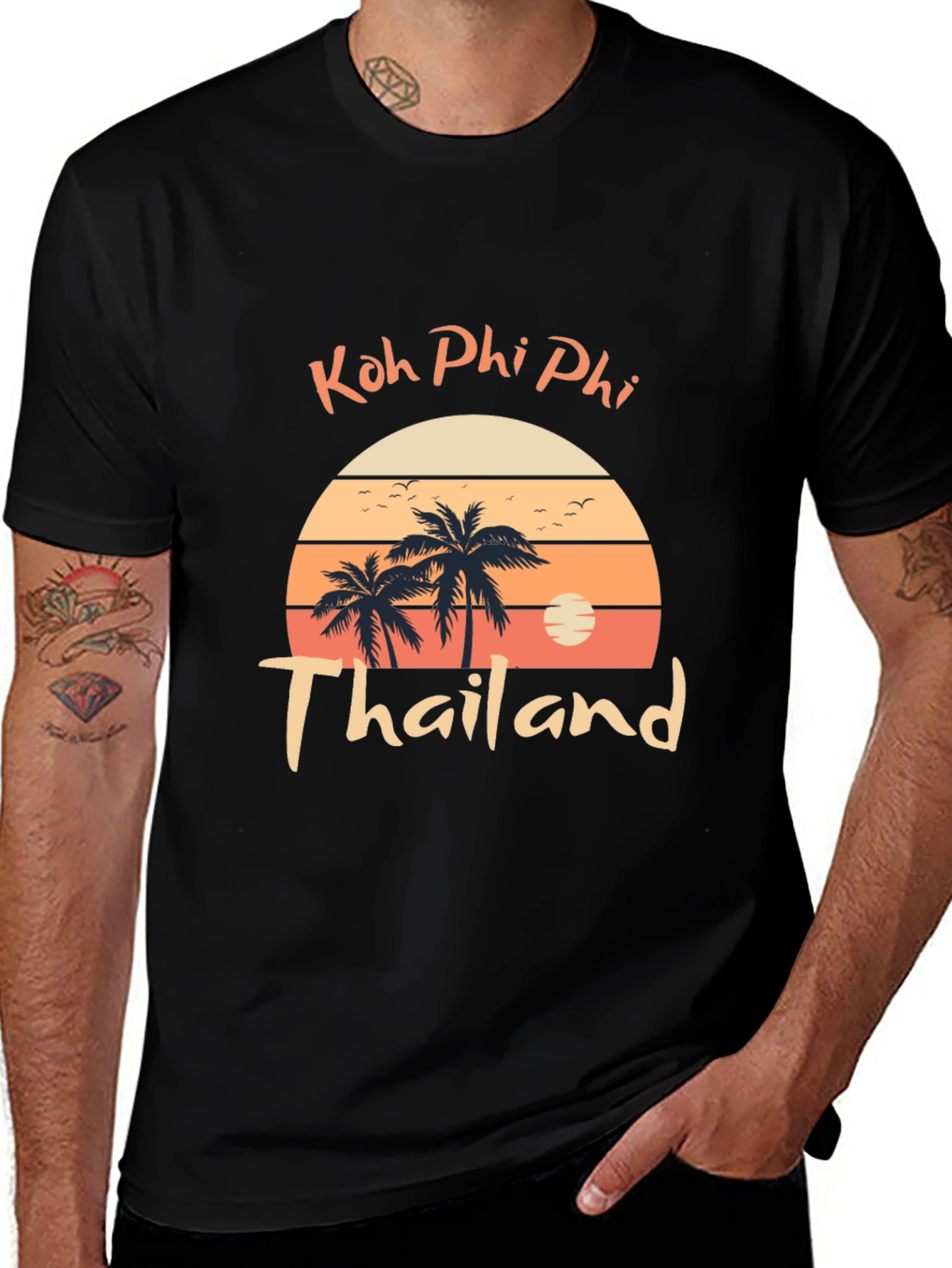 Variant 6 of Koh Phi Phi Thailand Sunset T-Shirt