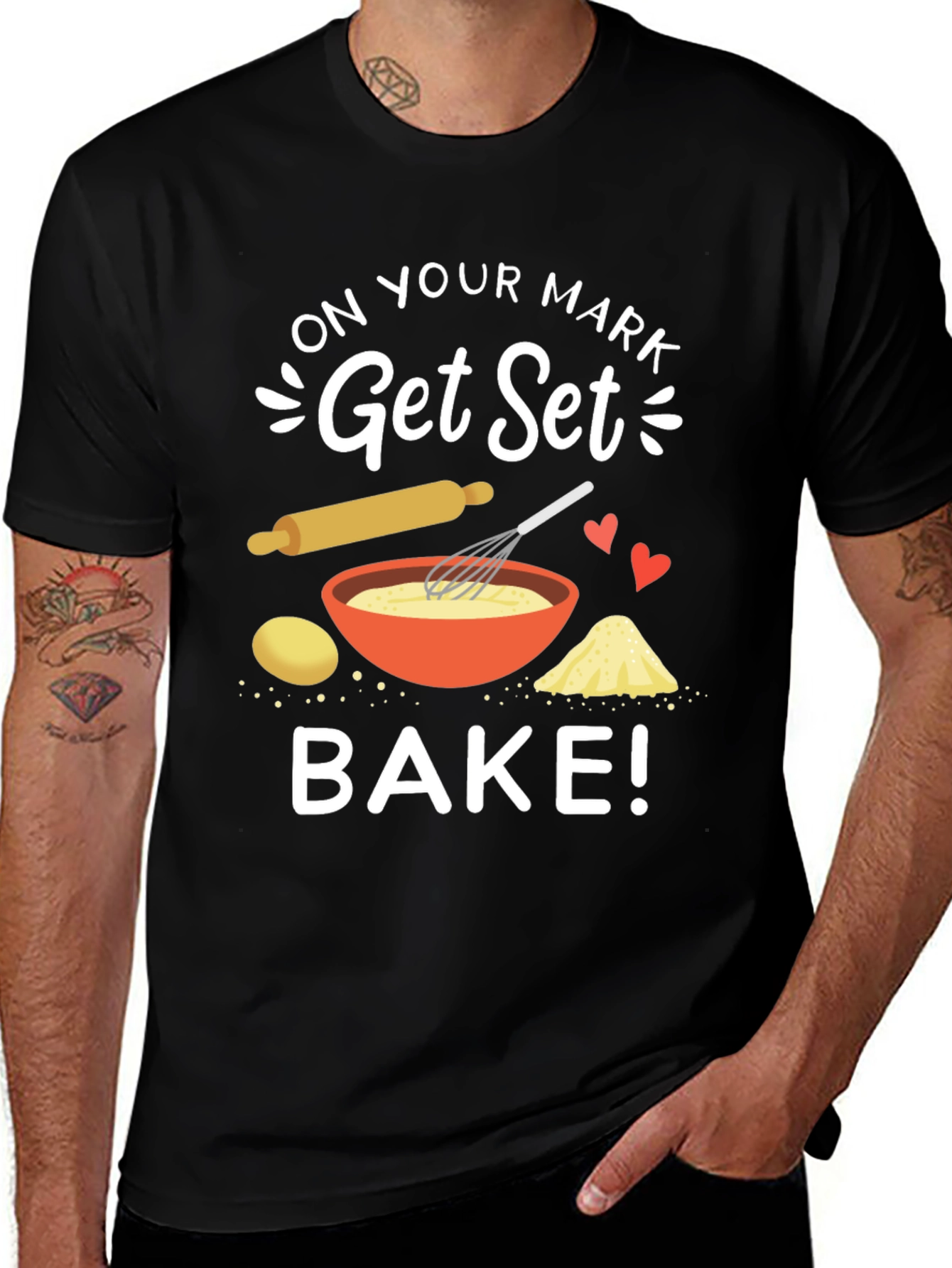 Get Set Bake T-Shirt: Baking Lover's Tee