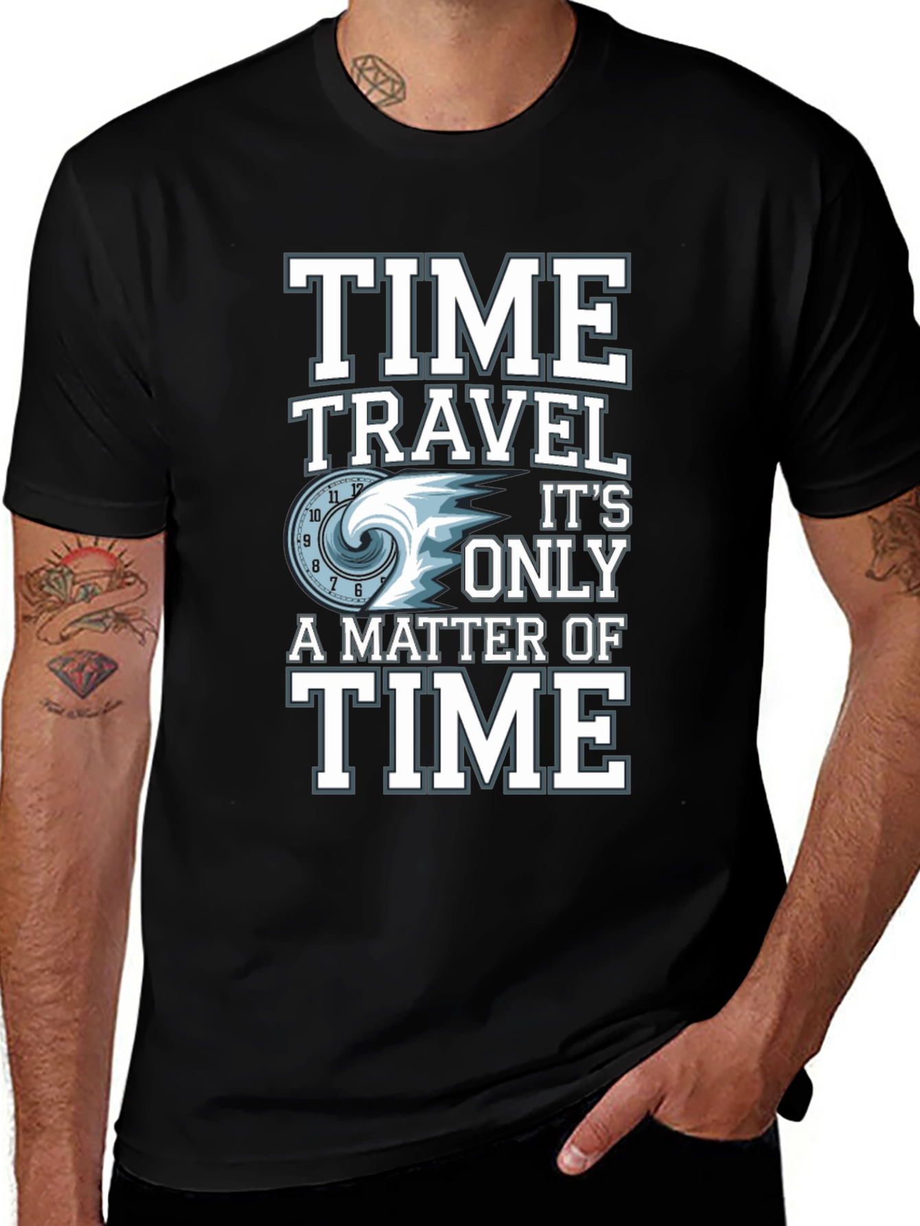 Time Travel T-Shirt - "It's Only a Matter of Time" Tee