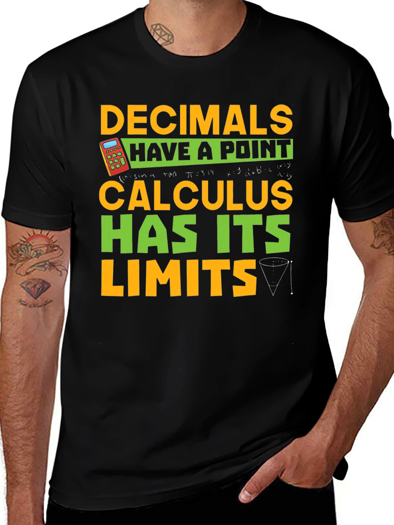 Variant 20 of Decimals Have A Point Calculus T-Shirt