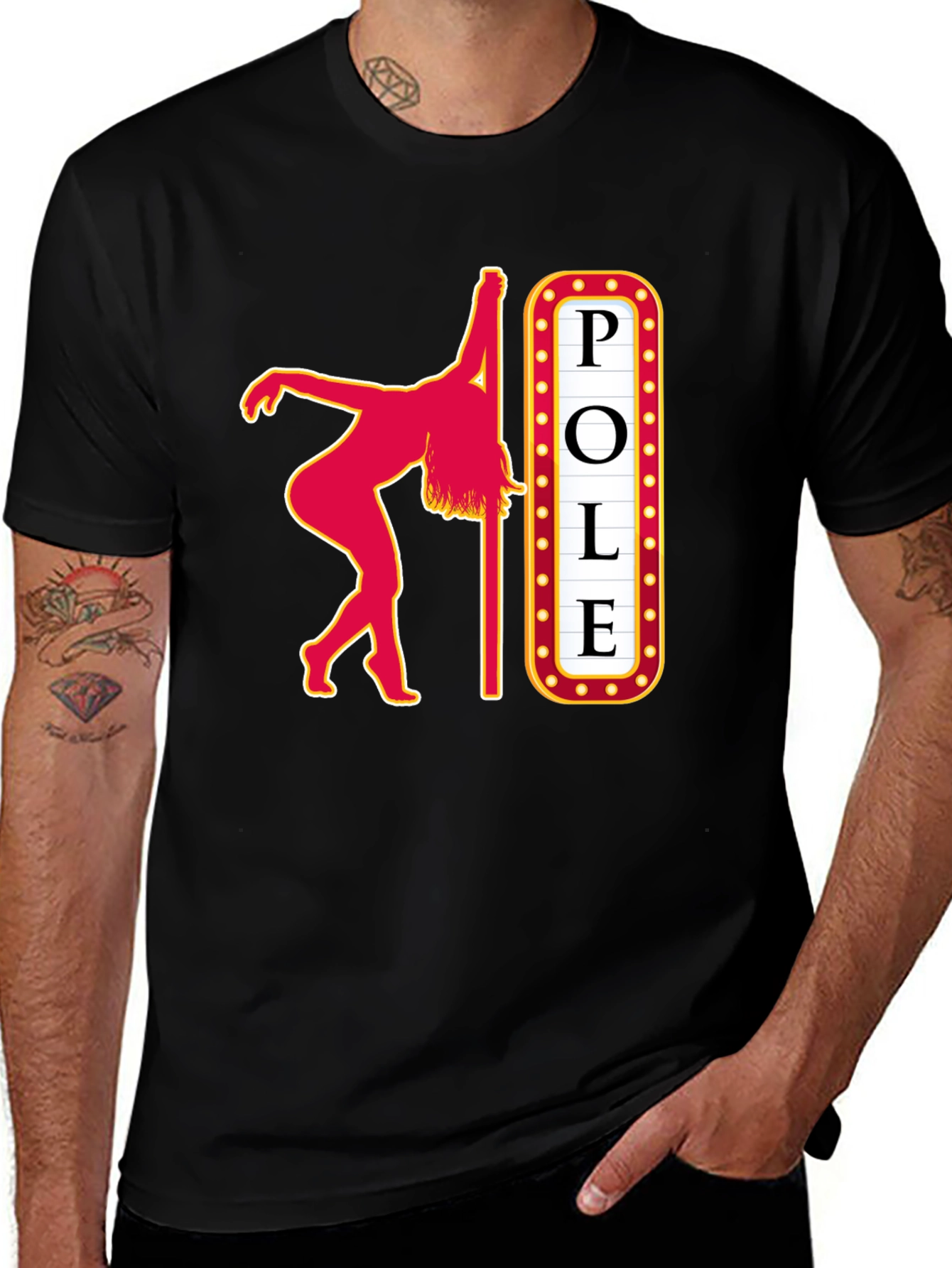 Variant 20 of Pole Dance T-Shirt - Novelty Graphic Tee