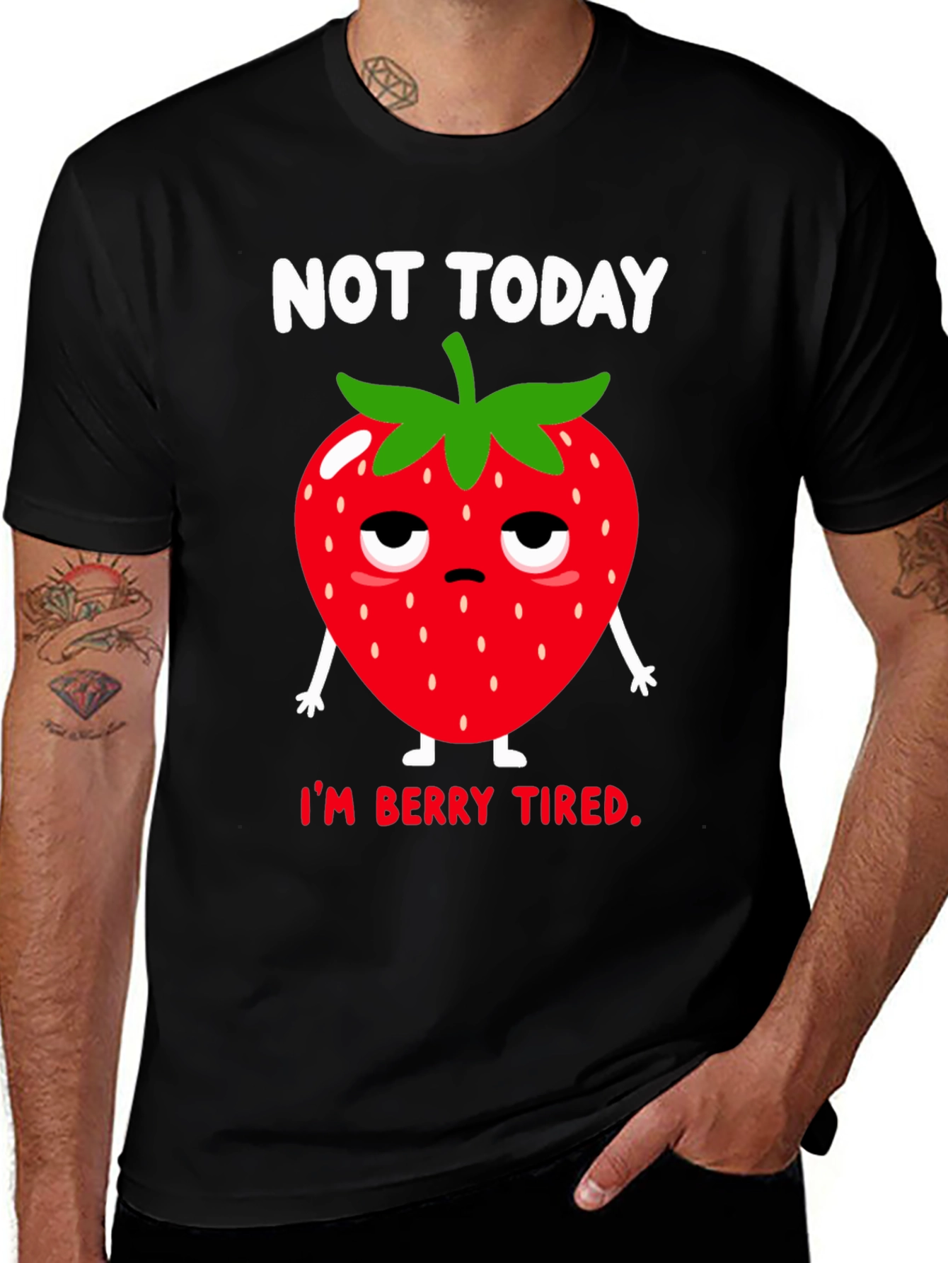 Variant 16 of Funny Not Today I'm Berry Tired T-Shirt