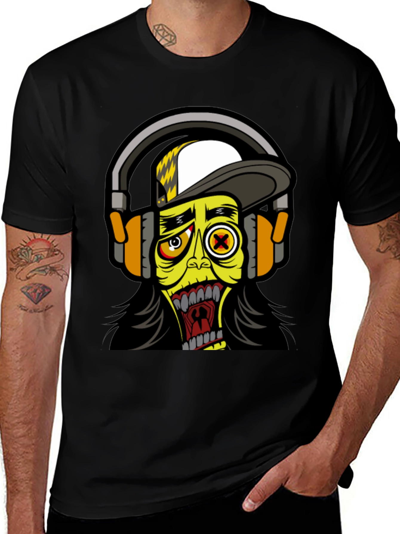 Variant 14 of Cartoon Zombie Graphic Tee