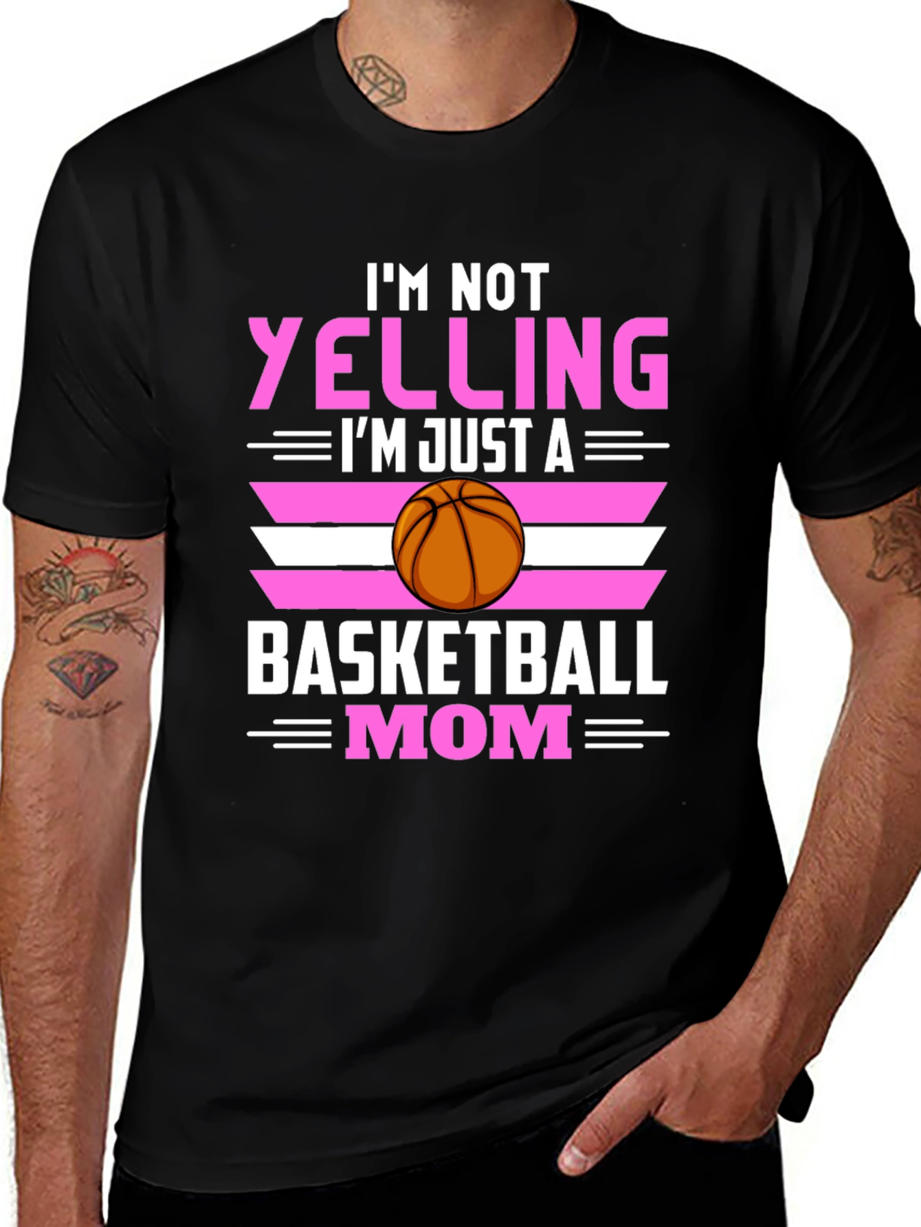 Variant 30 of Basketball Mom T-Shirt - Funny Sports Tee
