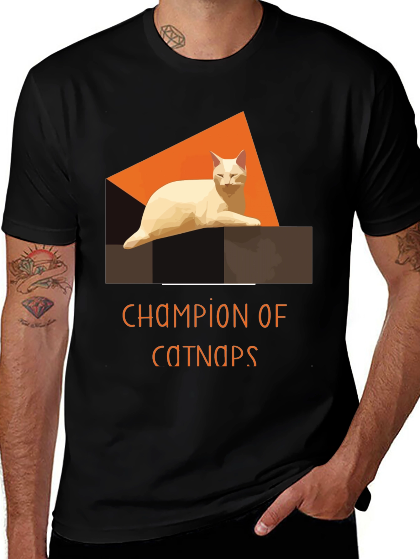 Variant 17 of Champion of Catnaps Graphic Tee