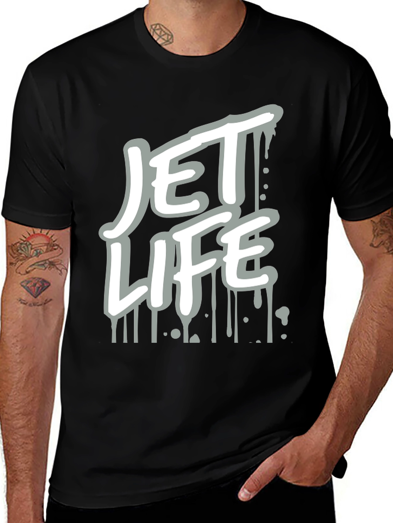 Jet Life Graphic Print T-Shirt