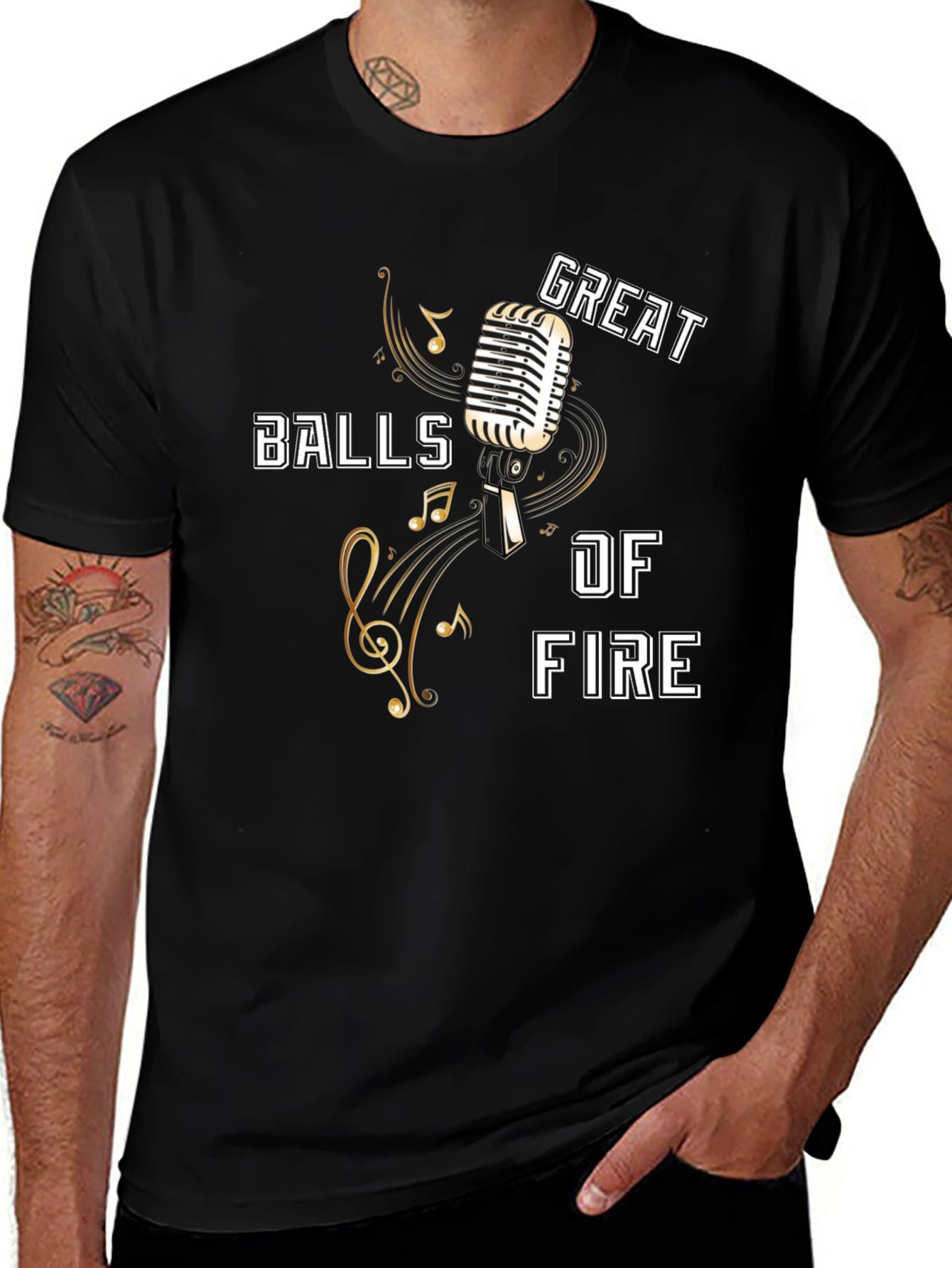 Great Balls of Fire T-Shirt - Music Lover Tee