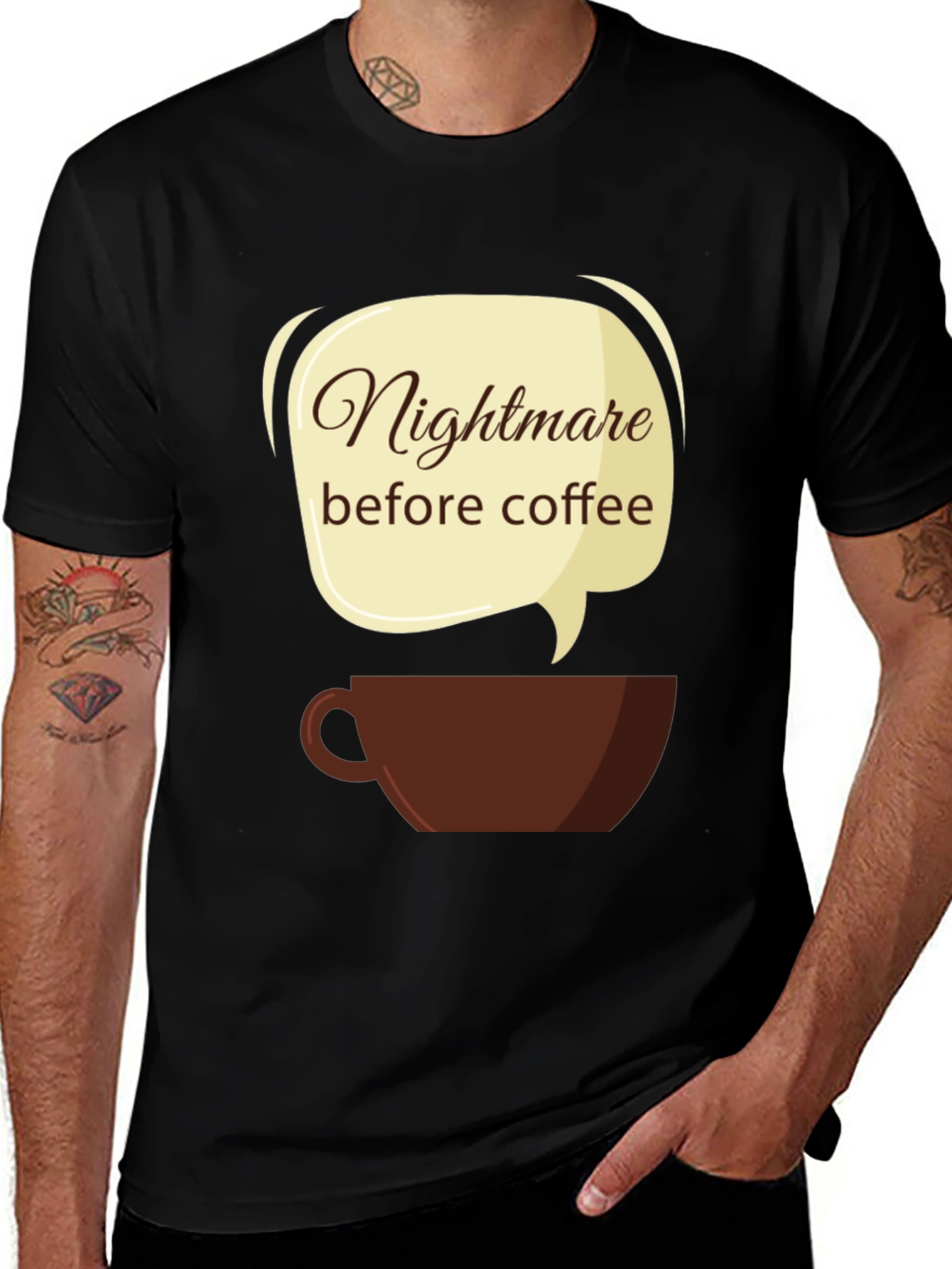 Variant 14 of Nightmare Before Coffee Graphic T-Shirt