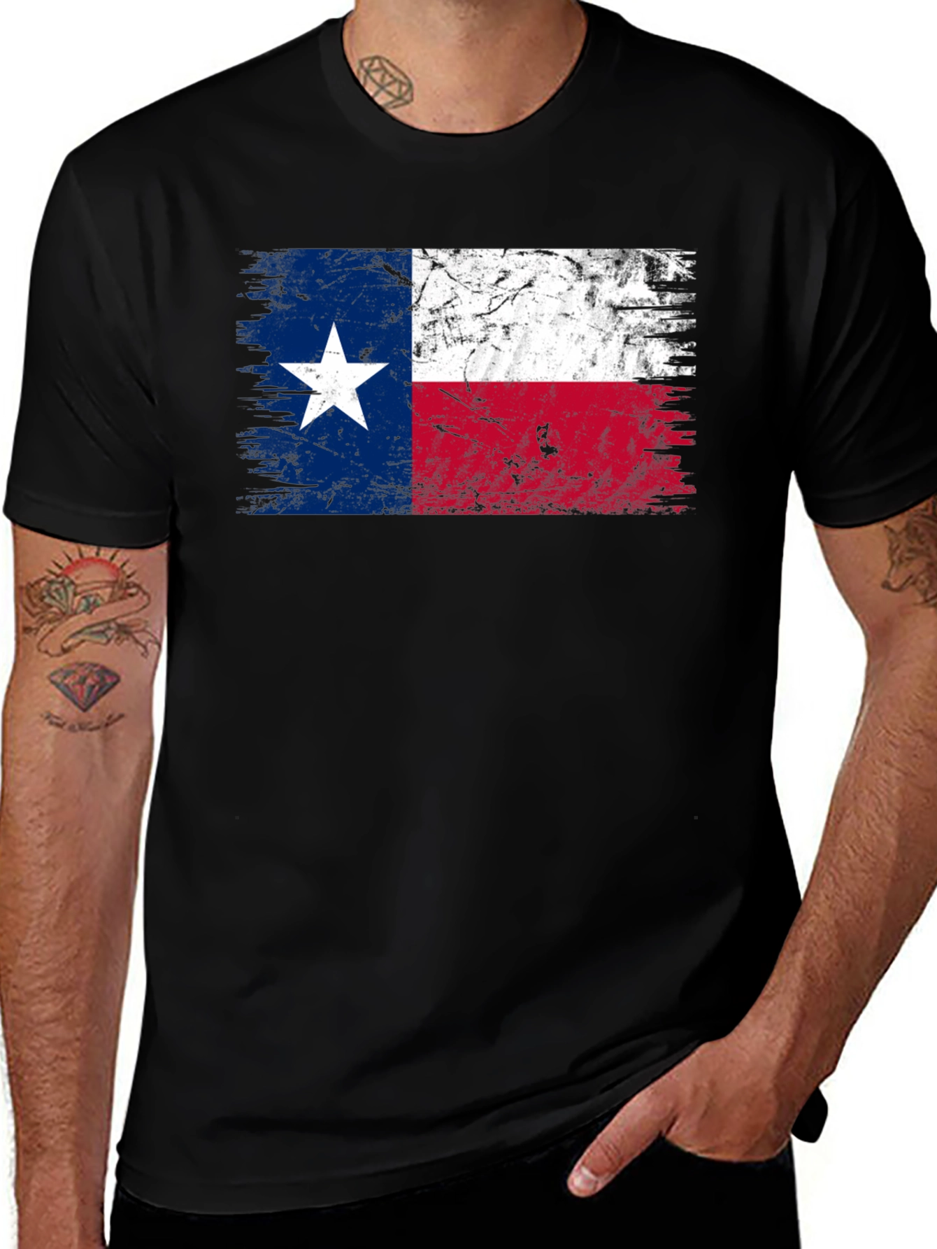 Texas Flag Graphic T-Shirt - Patriotic Pride
