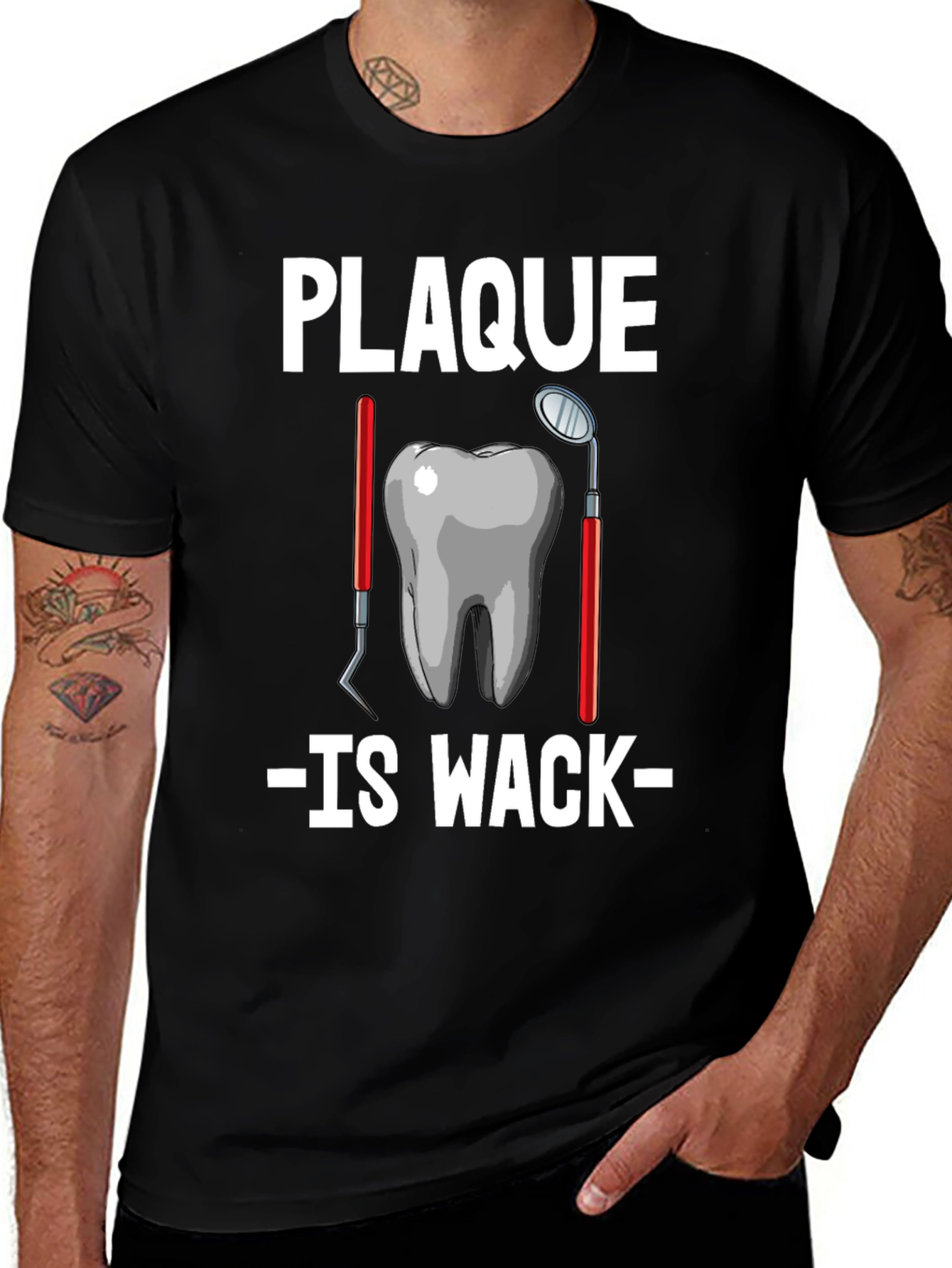 Variant 16 of Plaque Is Wack Graphic Tee