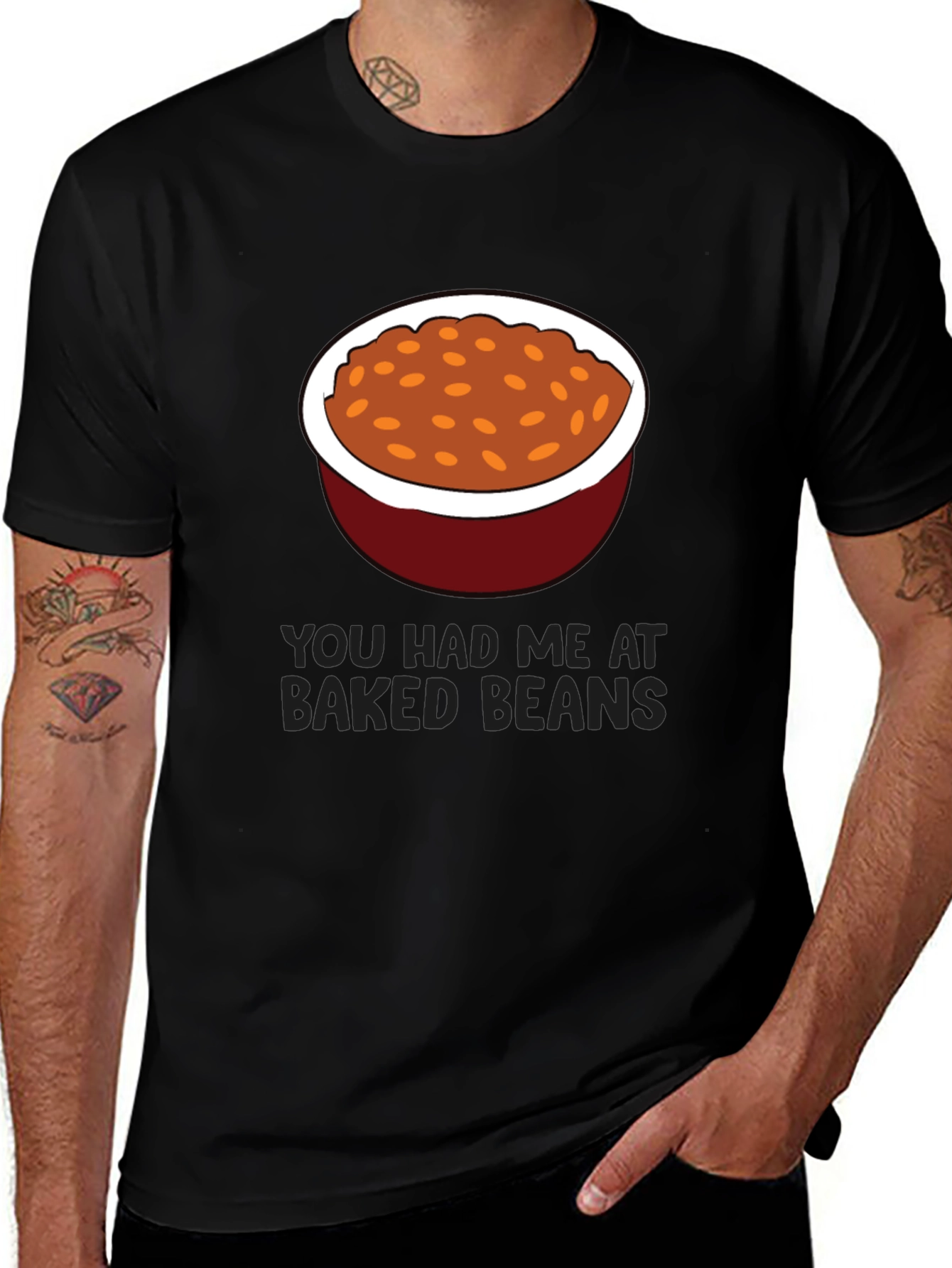 Variant 10 of Baked Beans Graphic Tee - Funny Food Lover's T-Shirt