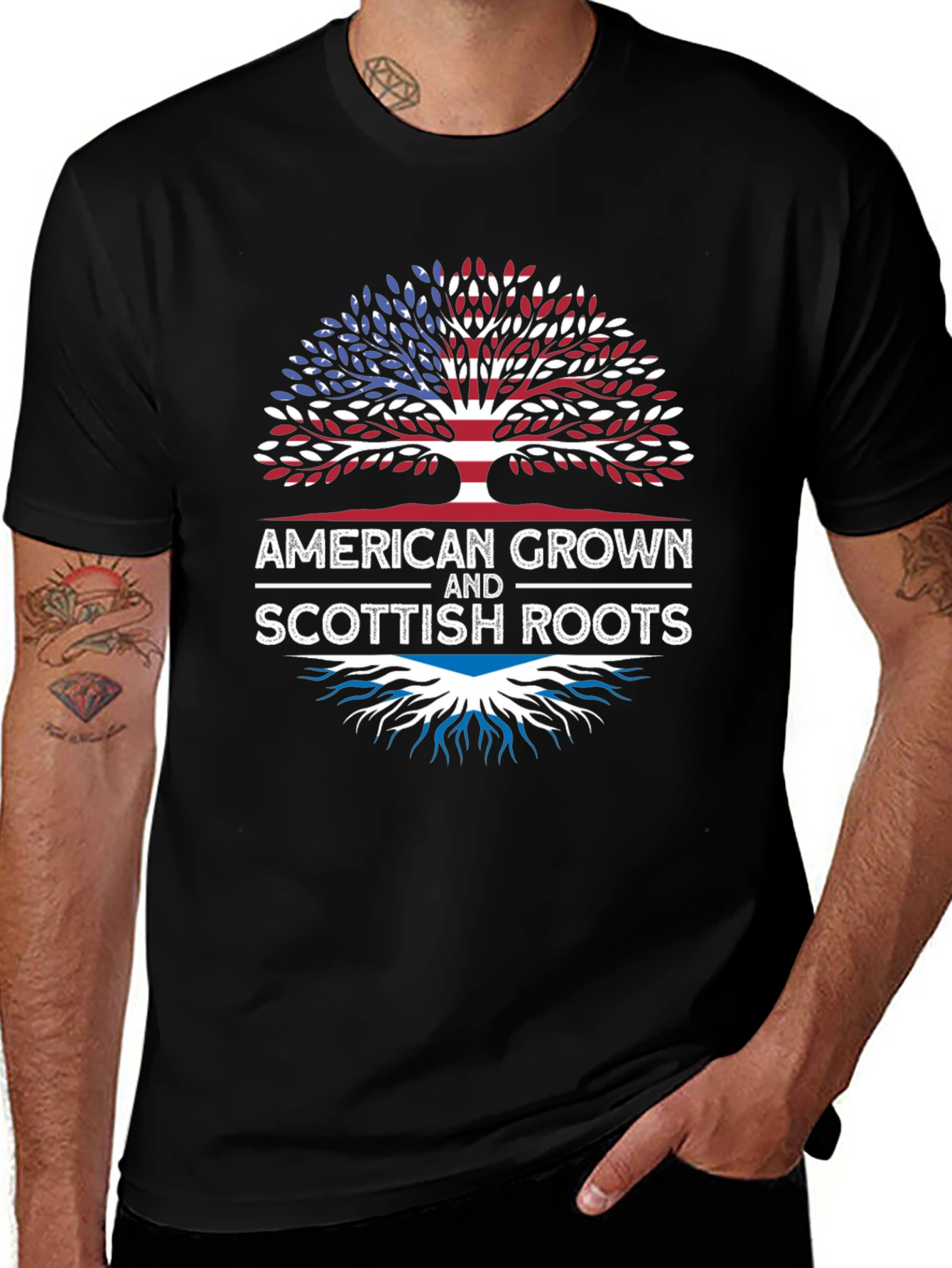 American Grown Scottish Roots T-Shirt