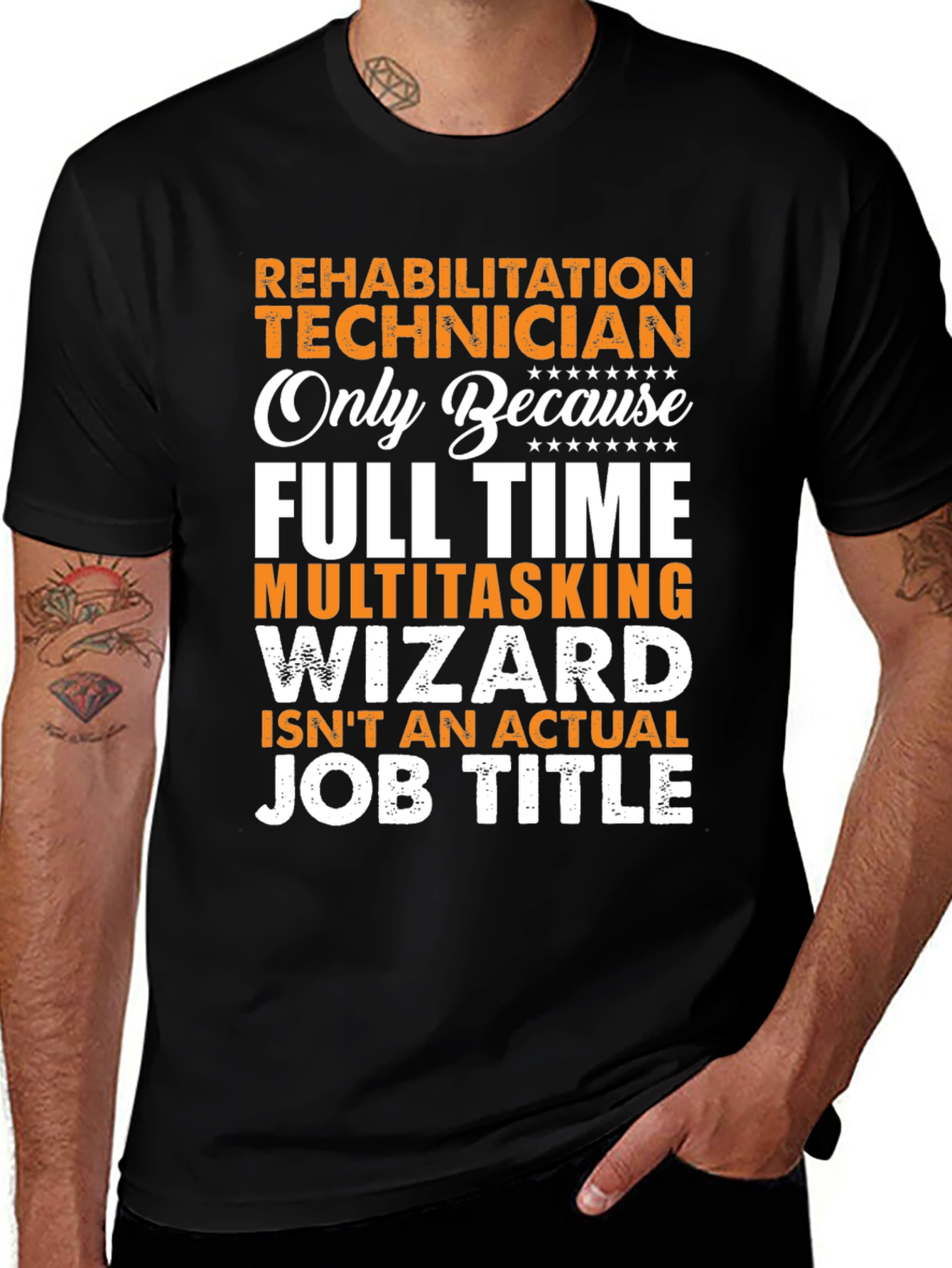 Variant 8 of Rehabilitation Technician T-Shirt - Funny Job Title Tee