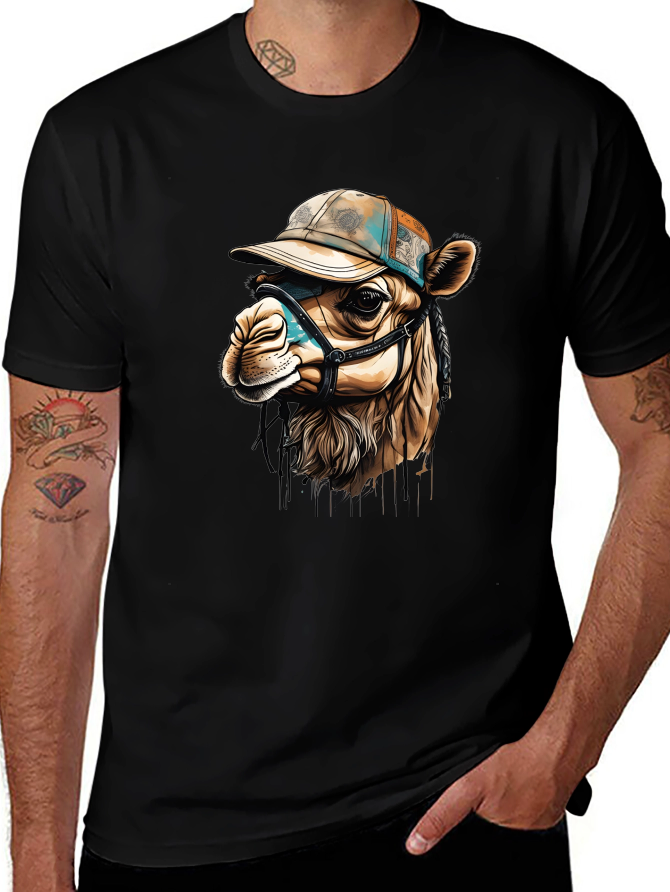 Variant 4 of Cool Camel T-Shirt - Unique Graphic Tee