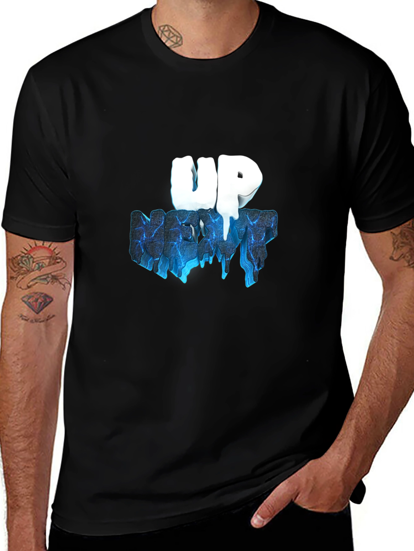 Up Next Black Graphic T-Shirt