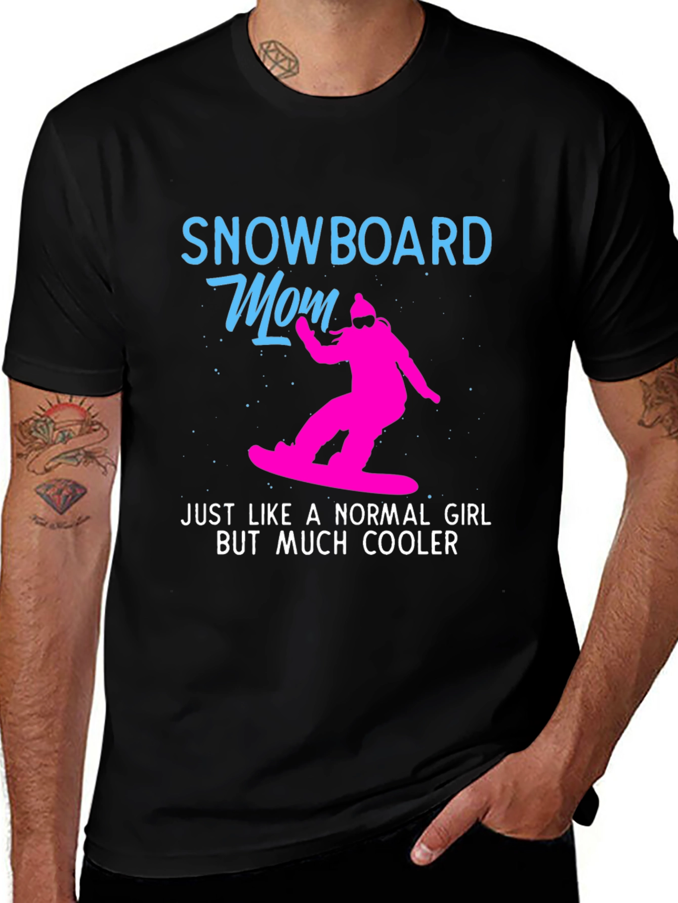 Variant 30 of Snowboard Mom Graphic Tee - Cool Winter Sports Apparel