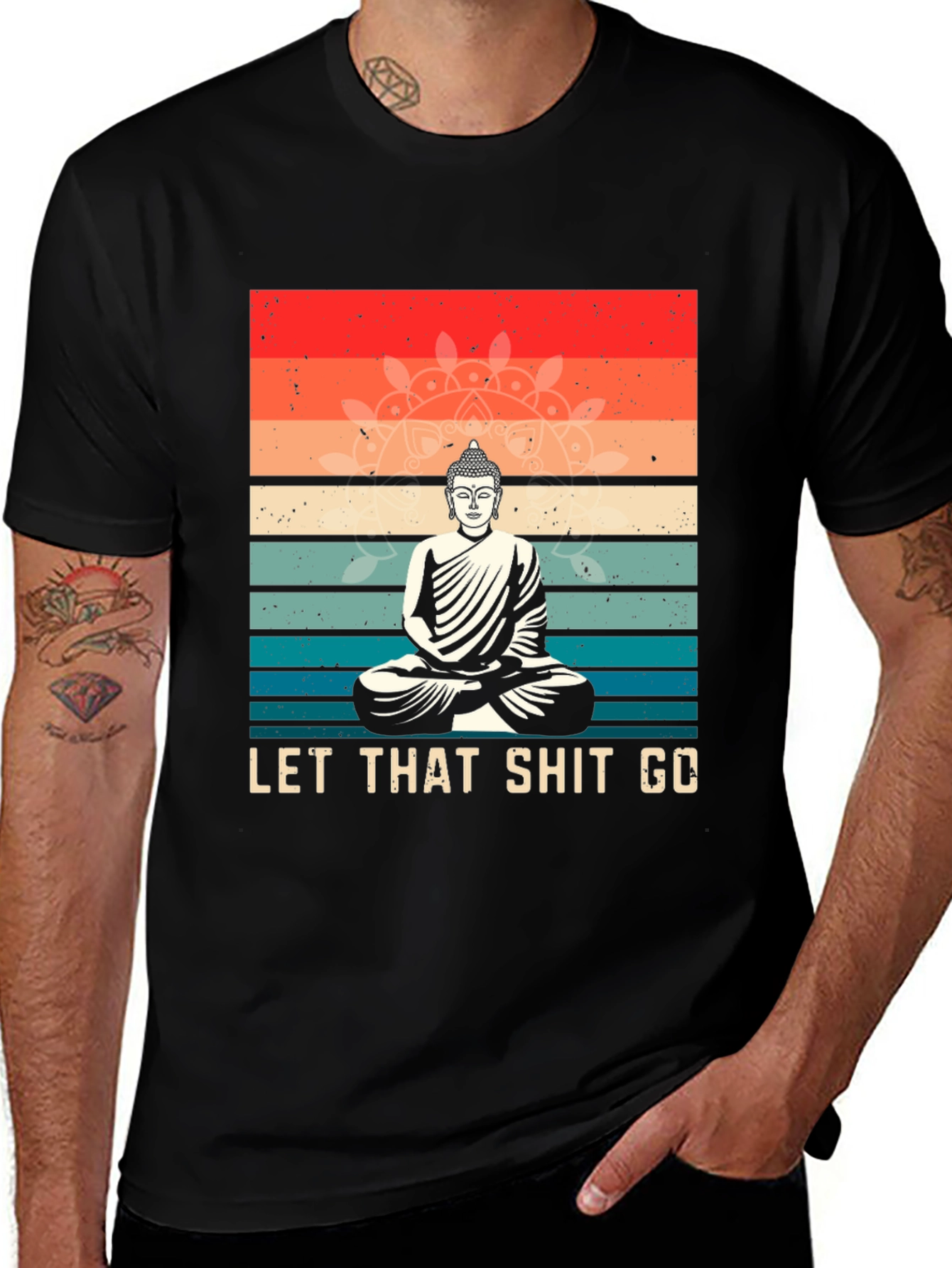 Let That Shit Go Buddha T-Shirt - Unisex